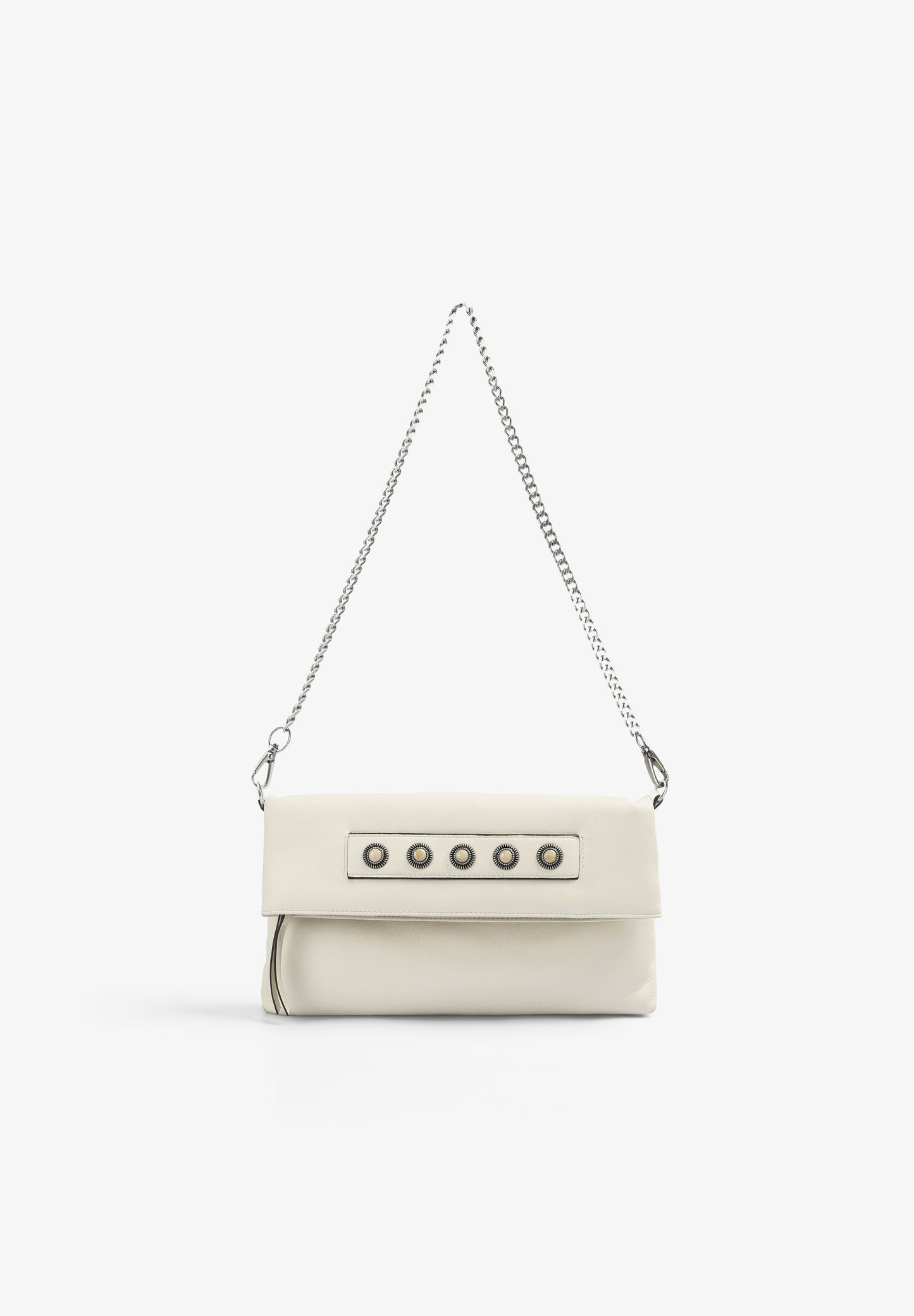 MINI LEATHER BAG WITH GEM STUDS