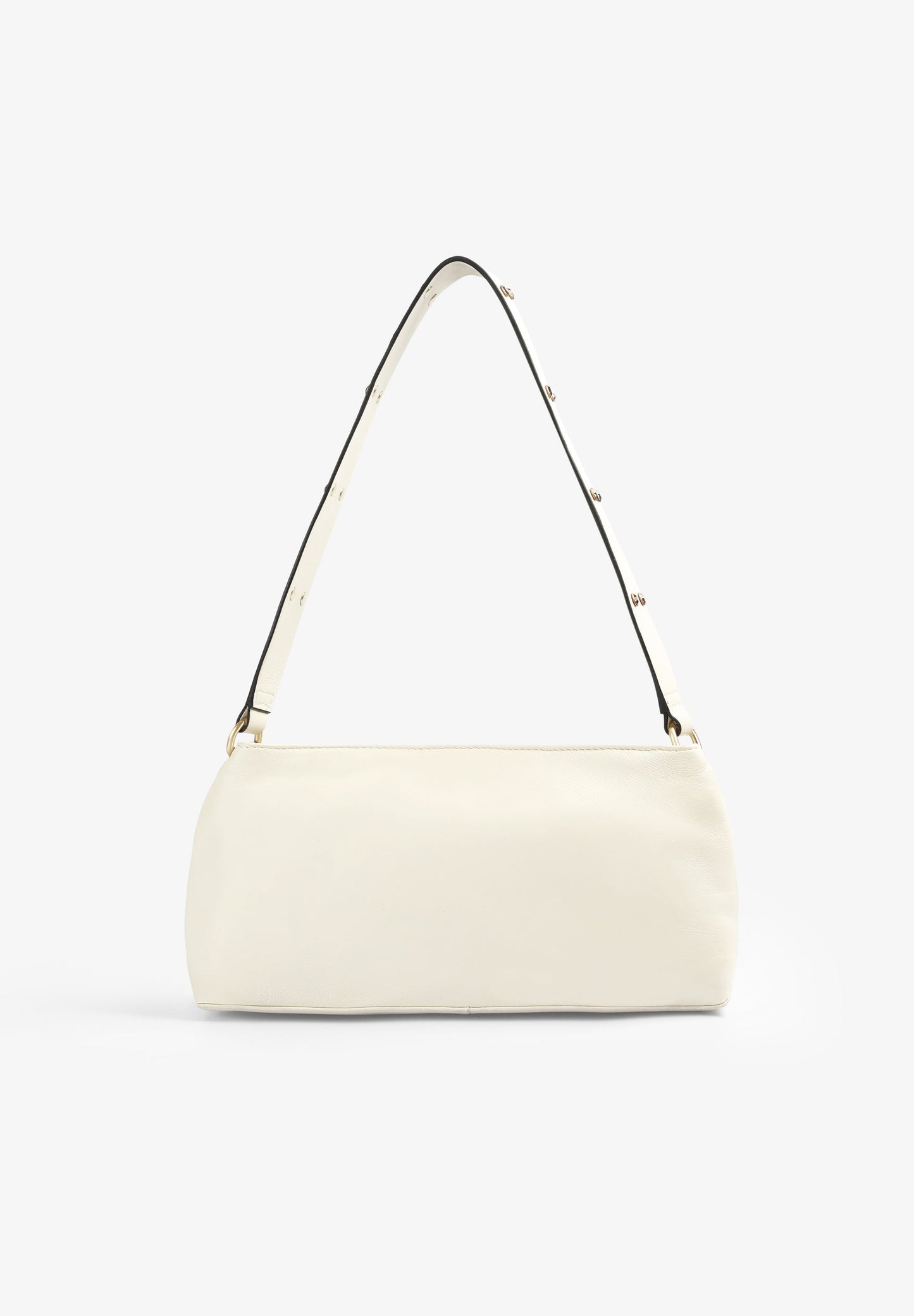 SOFT LEATHER BAG WITH CRYSTAL DETAILS