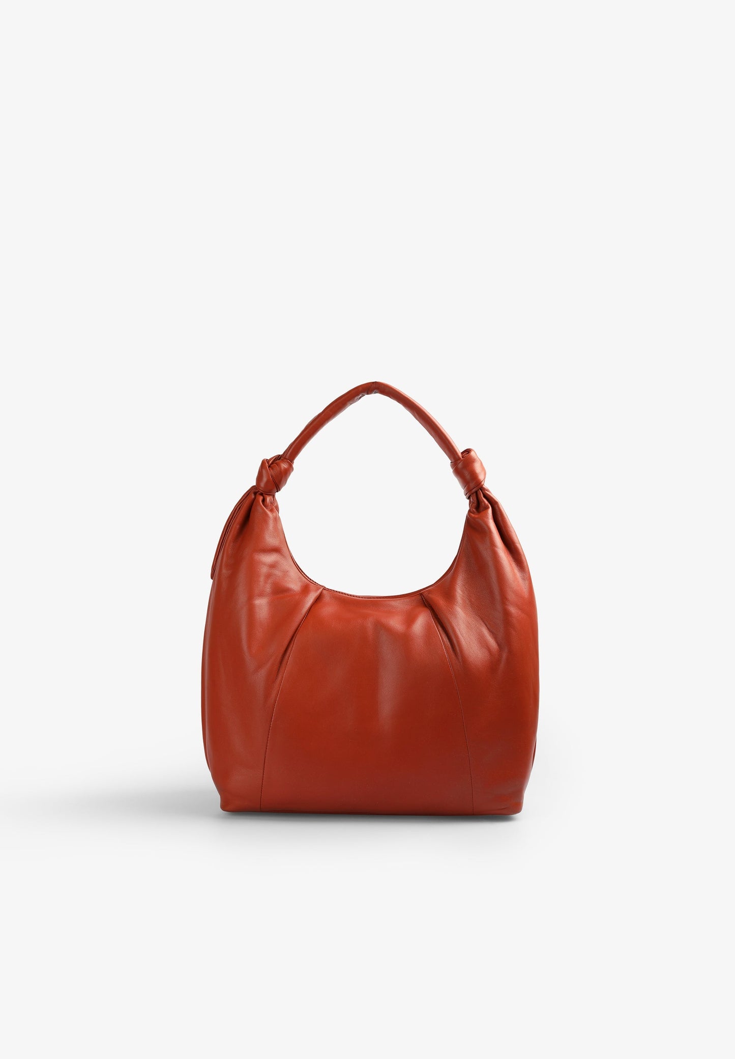 KNOTTED LEATHER TOTE BAG