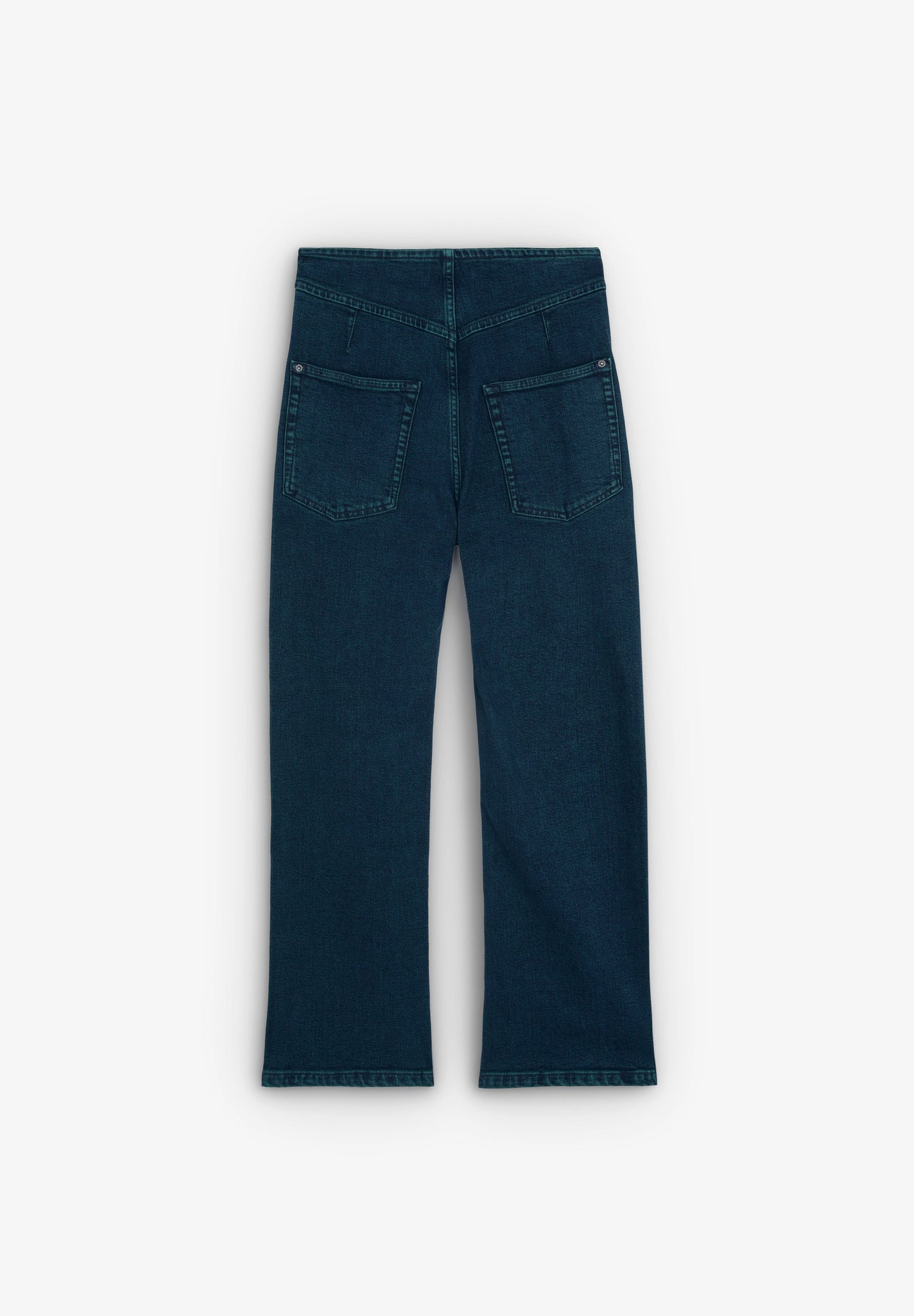 STRAIGHT JEANS WITH JEWEL BUTTON