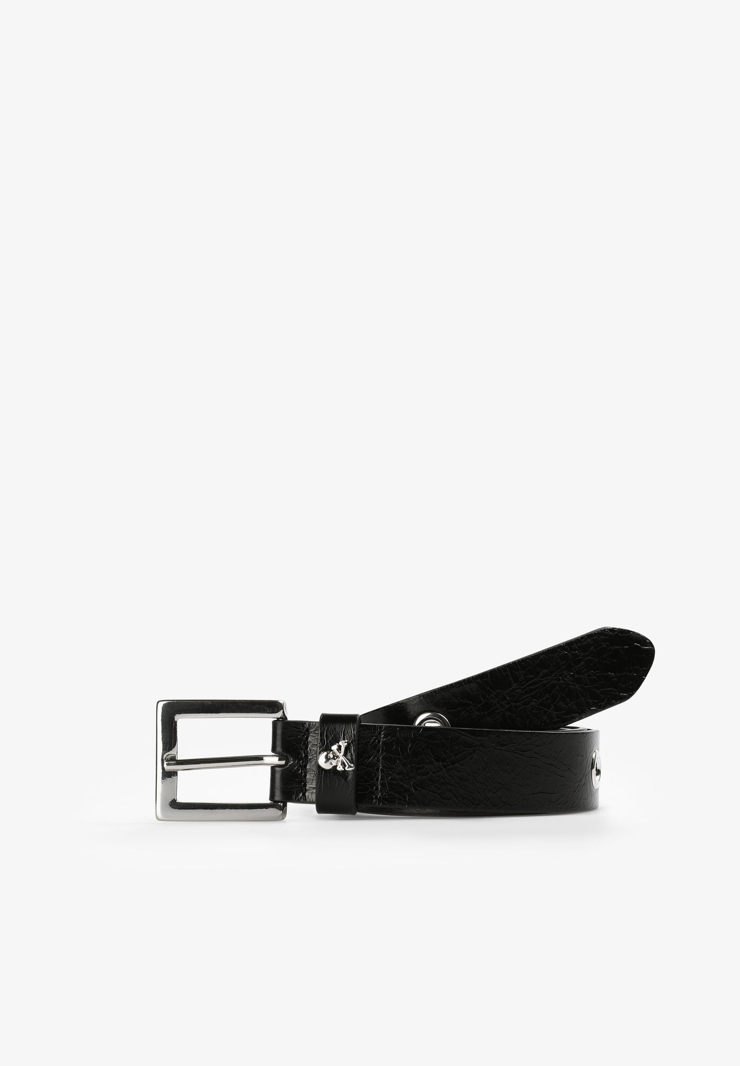 LEATHER BELT WITH EYELETS