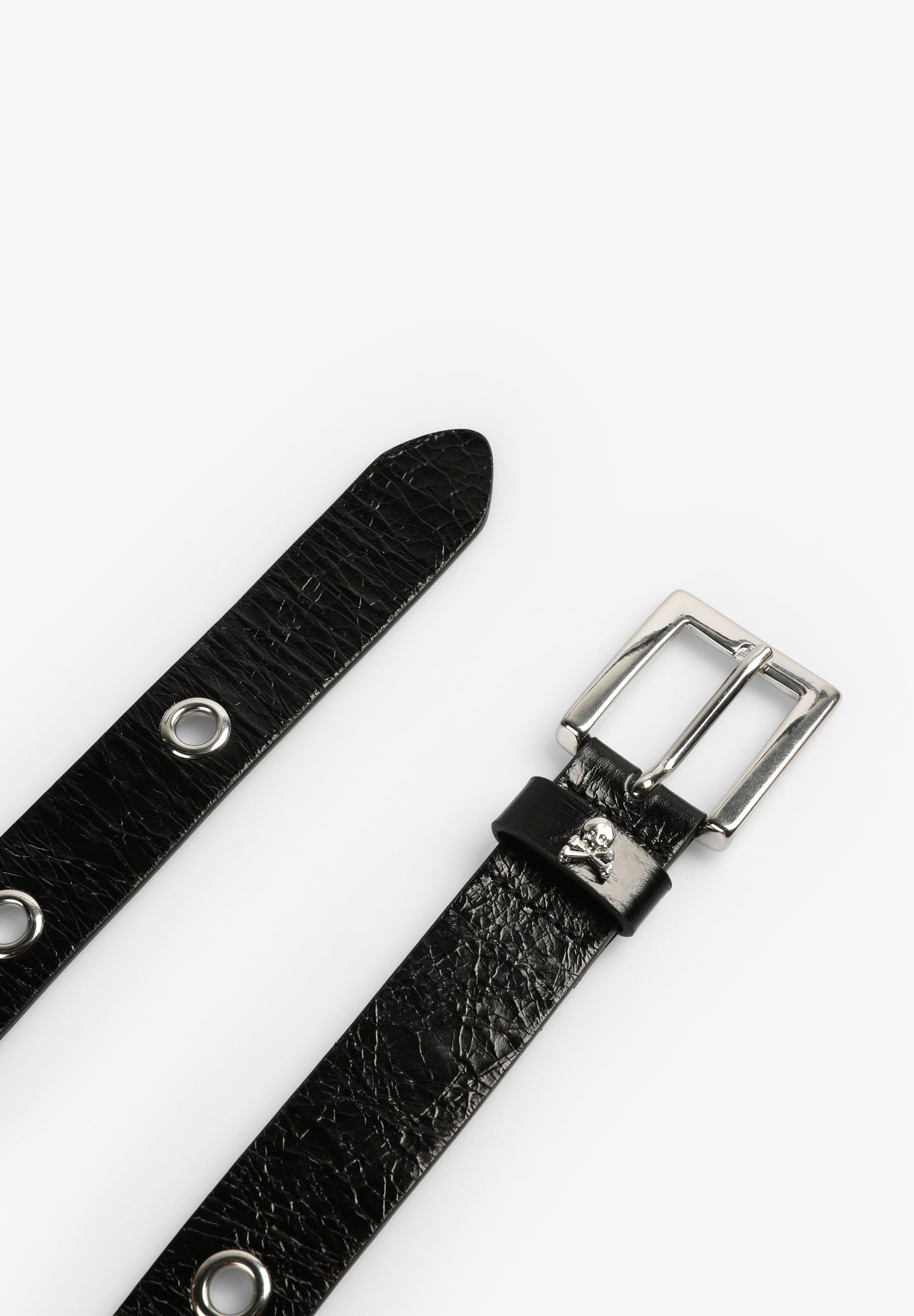 LEATHER BELT WITH EYELETS