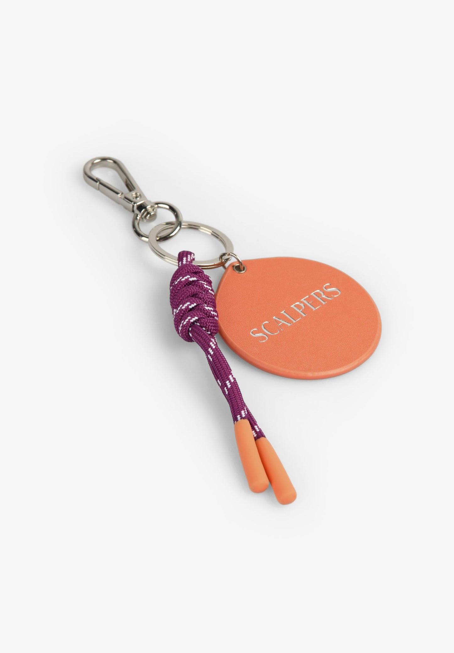 PLATE KEYCHAIN WITH LOGO