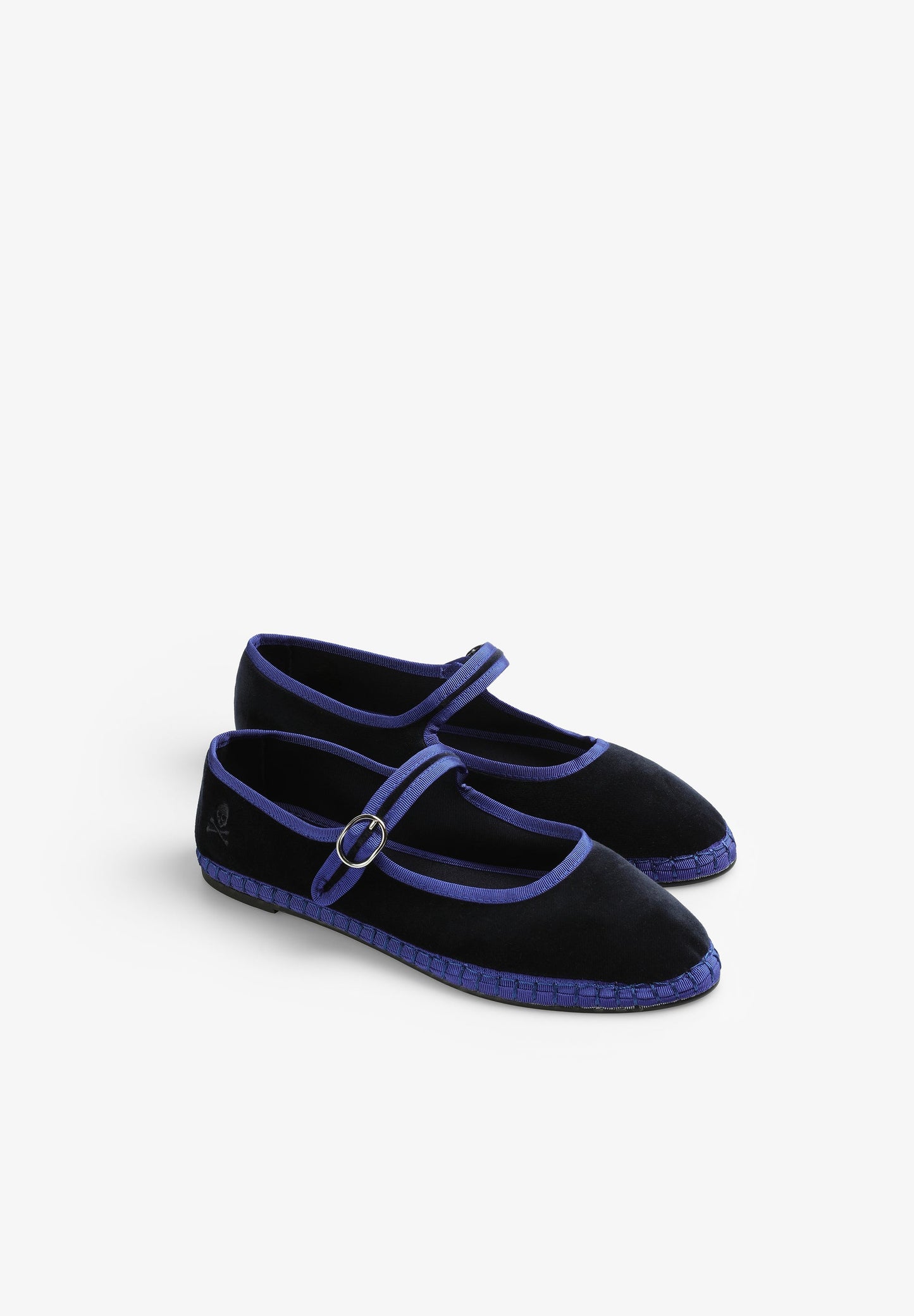 VELVET STRAP SLIPPER