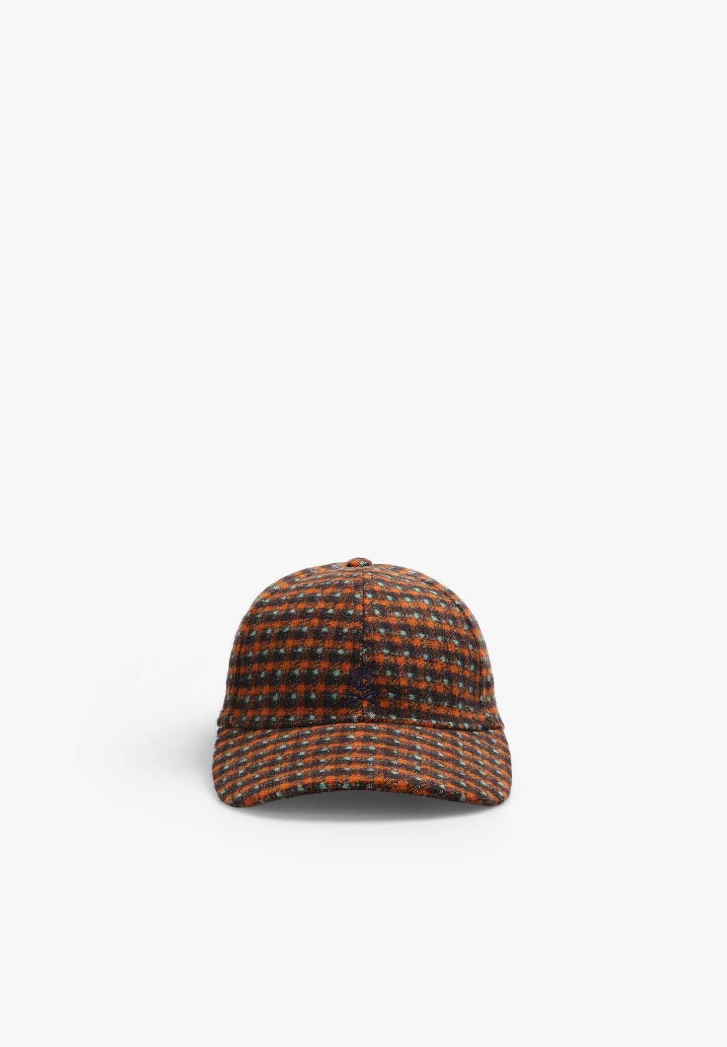 ORANGE CHECK CAP