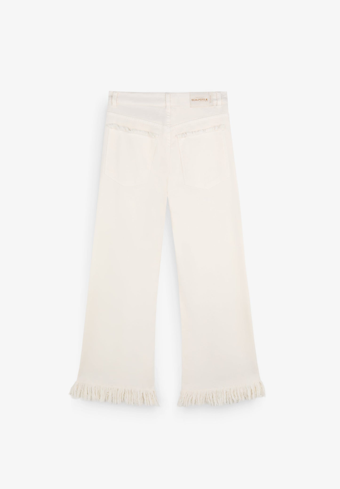 JEANS WITH FRAYED HEM