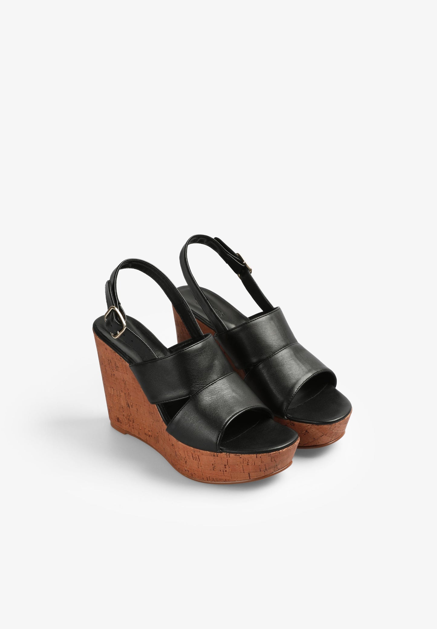 WEDGE SANDALS WITH STRAPS