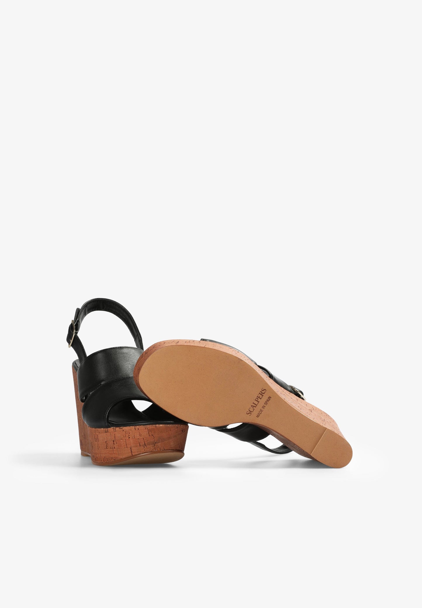 WEDGE SANDALS WITH STRAPS