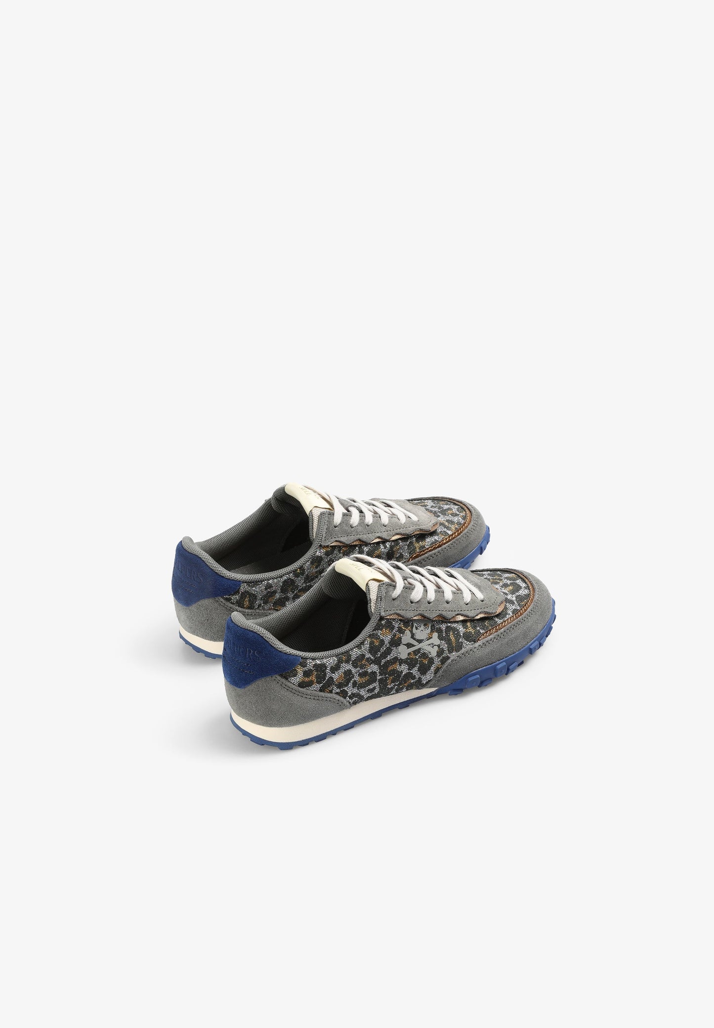 ANIMAL PRINT SNEAKERS WITH TRACK SOLES