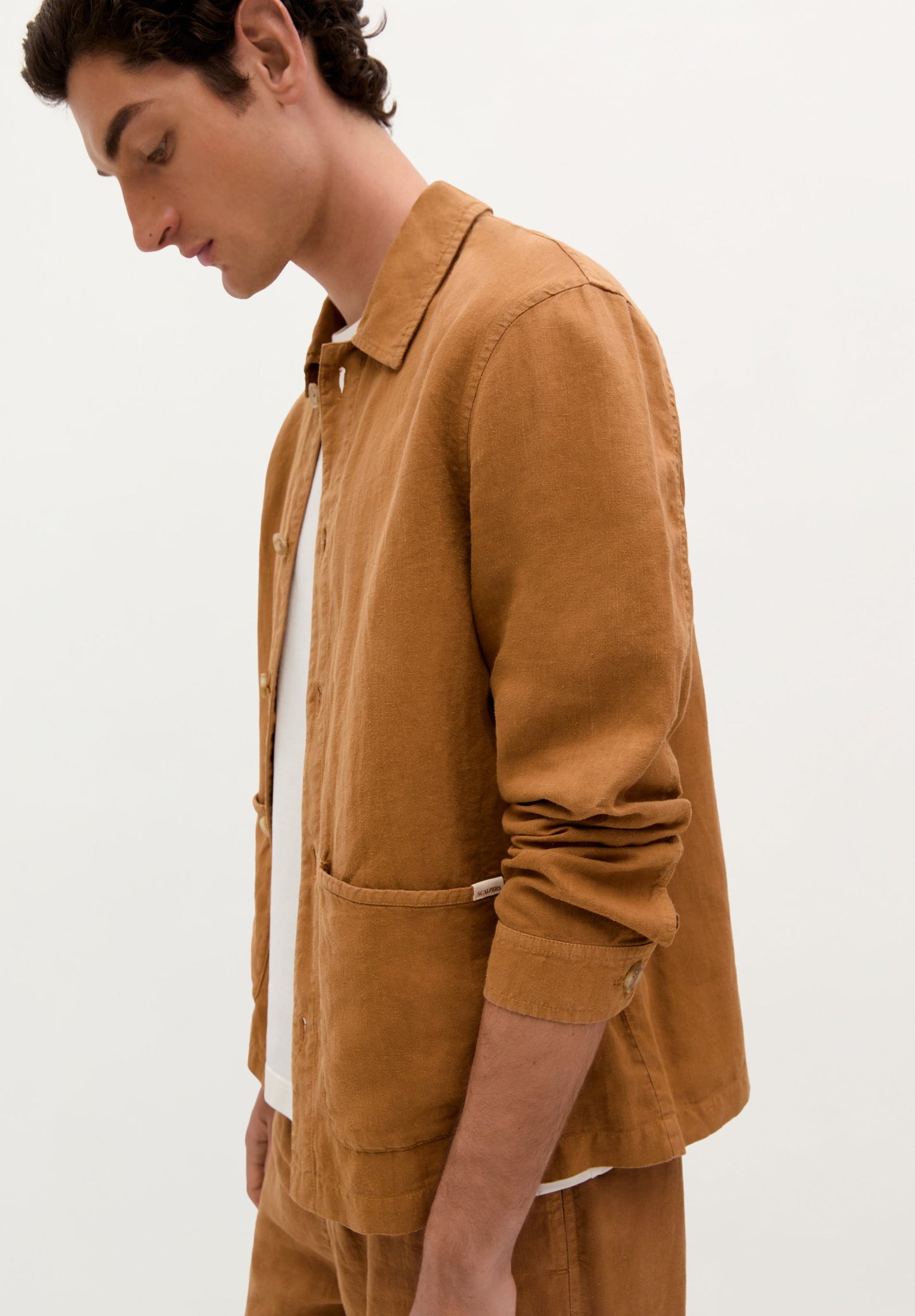 100% LINEN OVERSHIRT