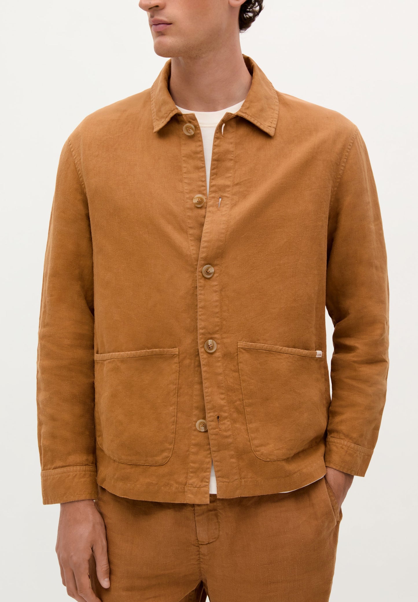 100% LINEN OVERSHIRT