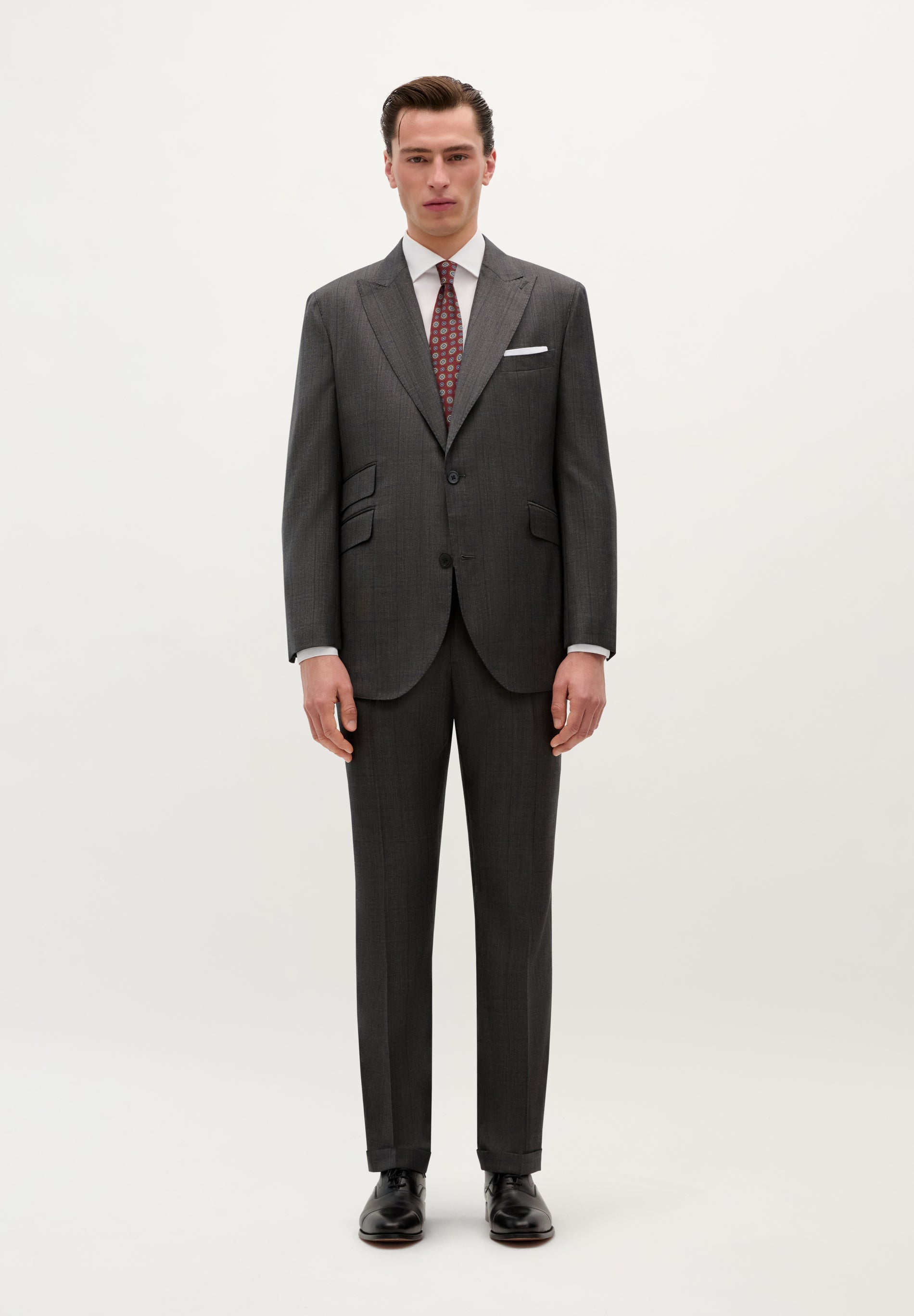TWO-PIECE WOOL SUIT