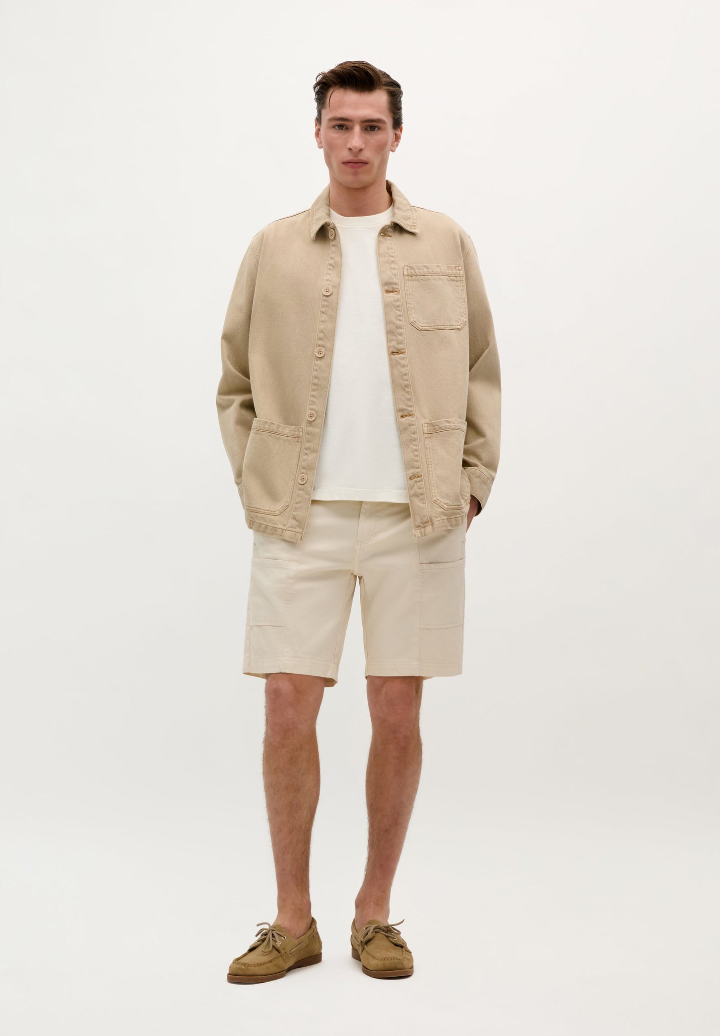 100% COTTON BERMUDA SHORTS