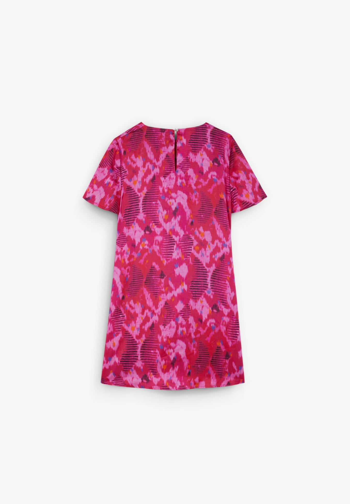 SHORT DRESS WITH SIDE GATHERING