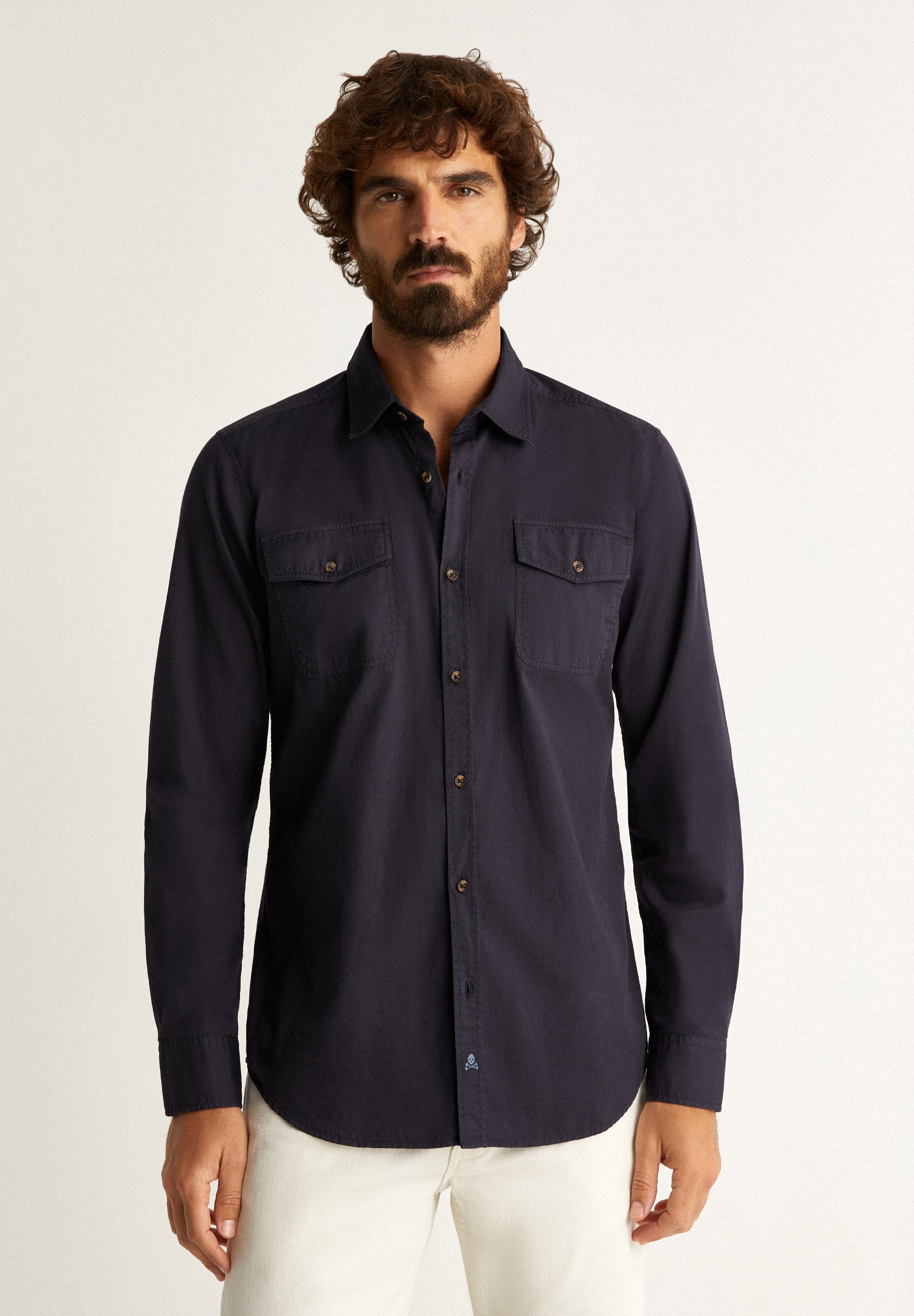 BUTTONED SHIRT WITH POCKETS