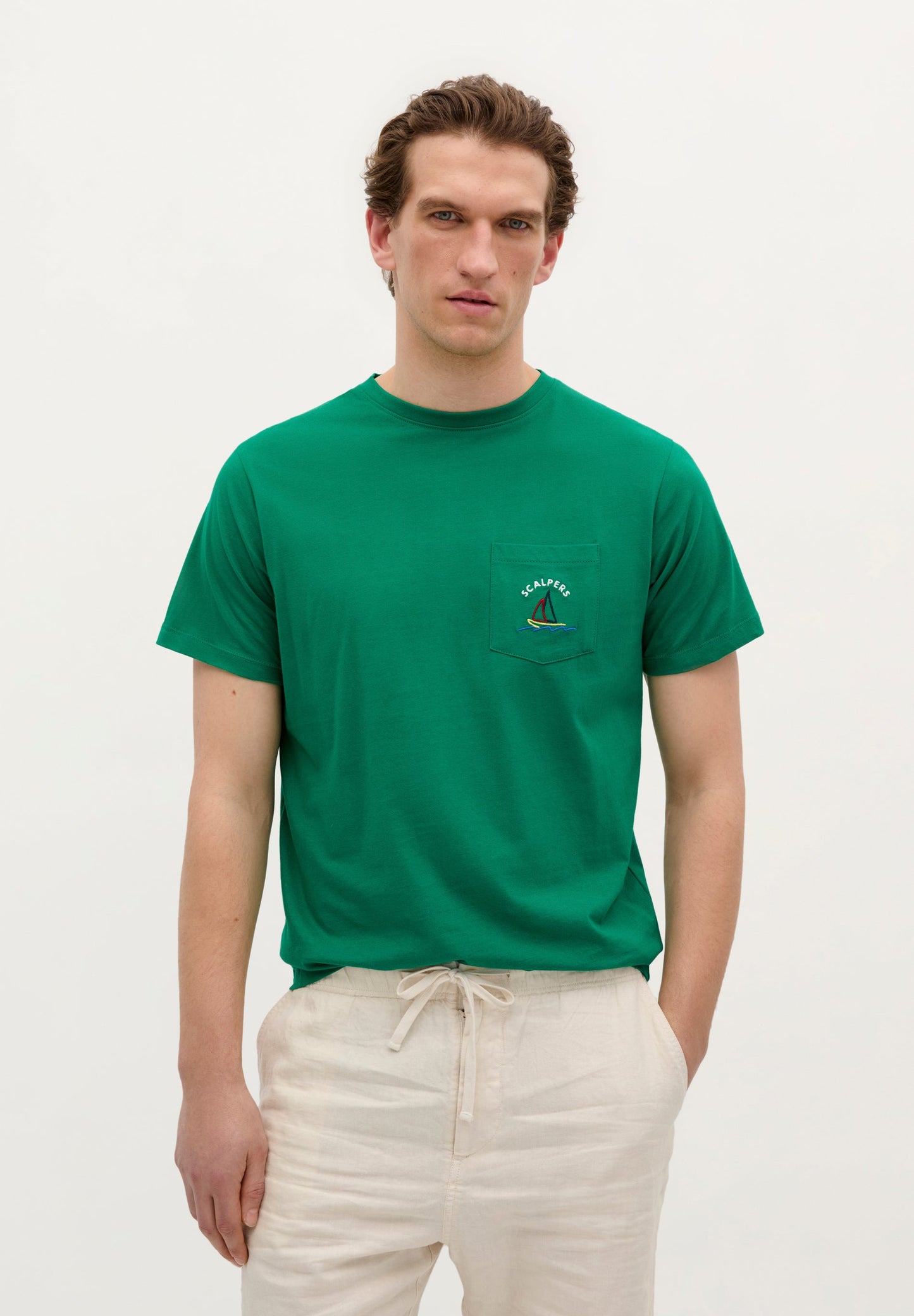 EMBROIDERED POCKET T-SHIRT