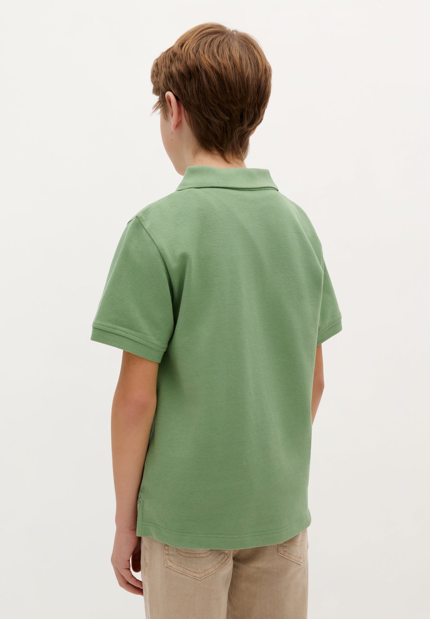 BASIC POLO SHIRT WITH SKULL DETAIL