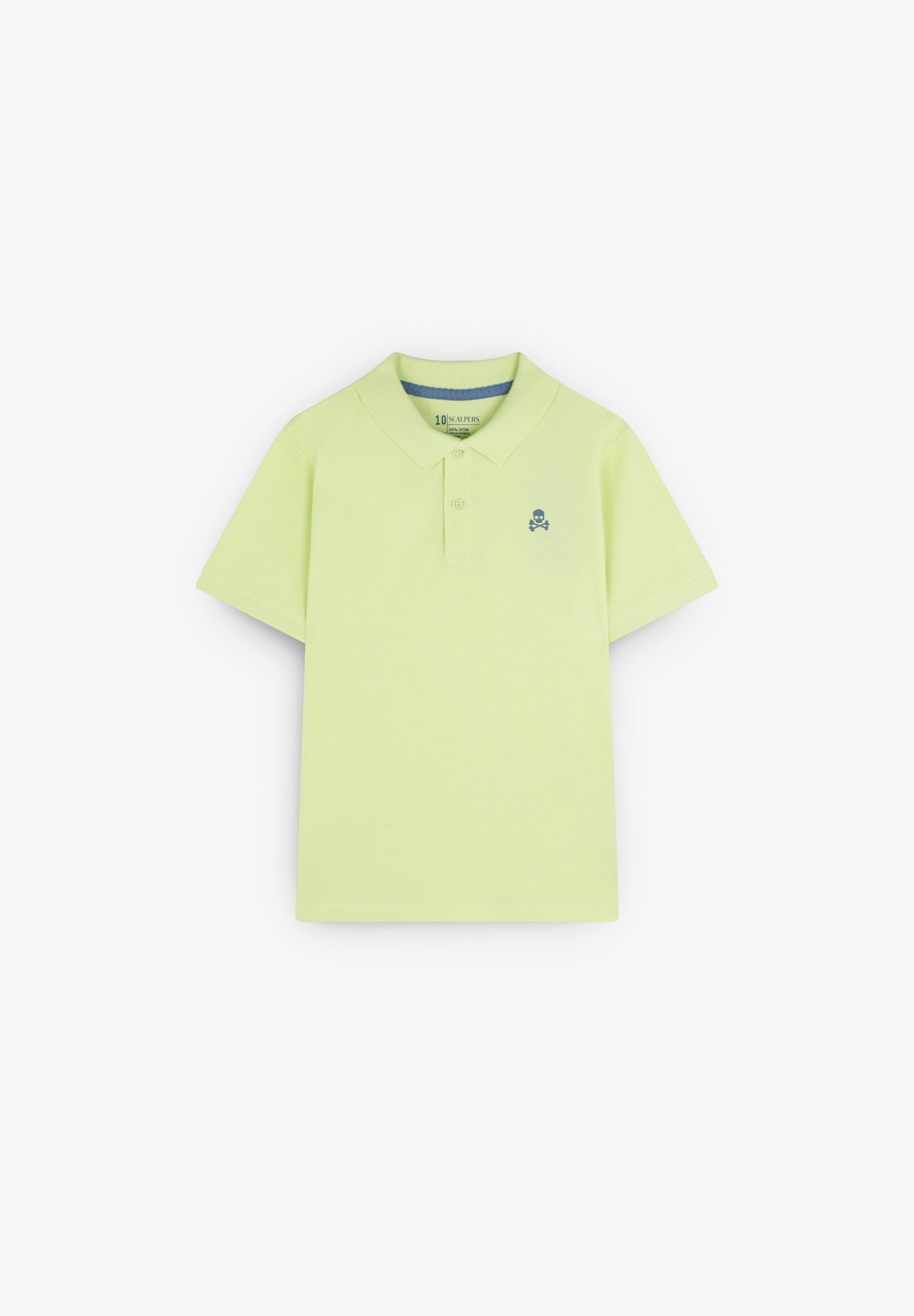 BASIC POLO SHIRT WITH SKULL DETAIL
