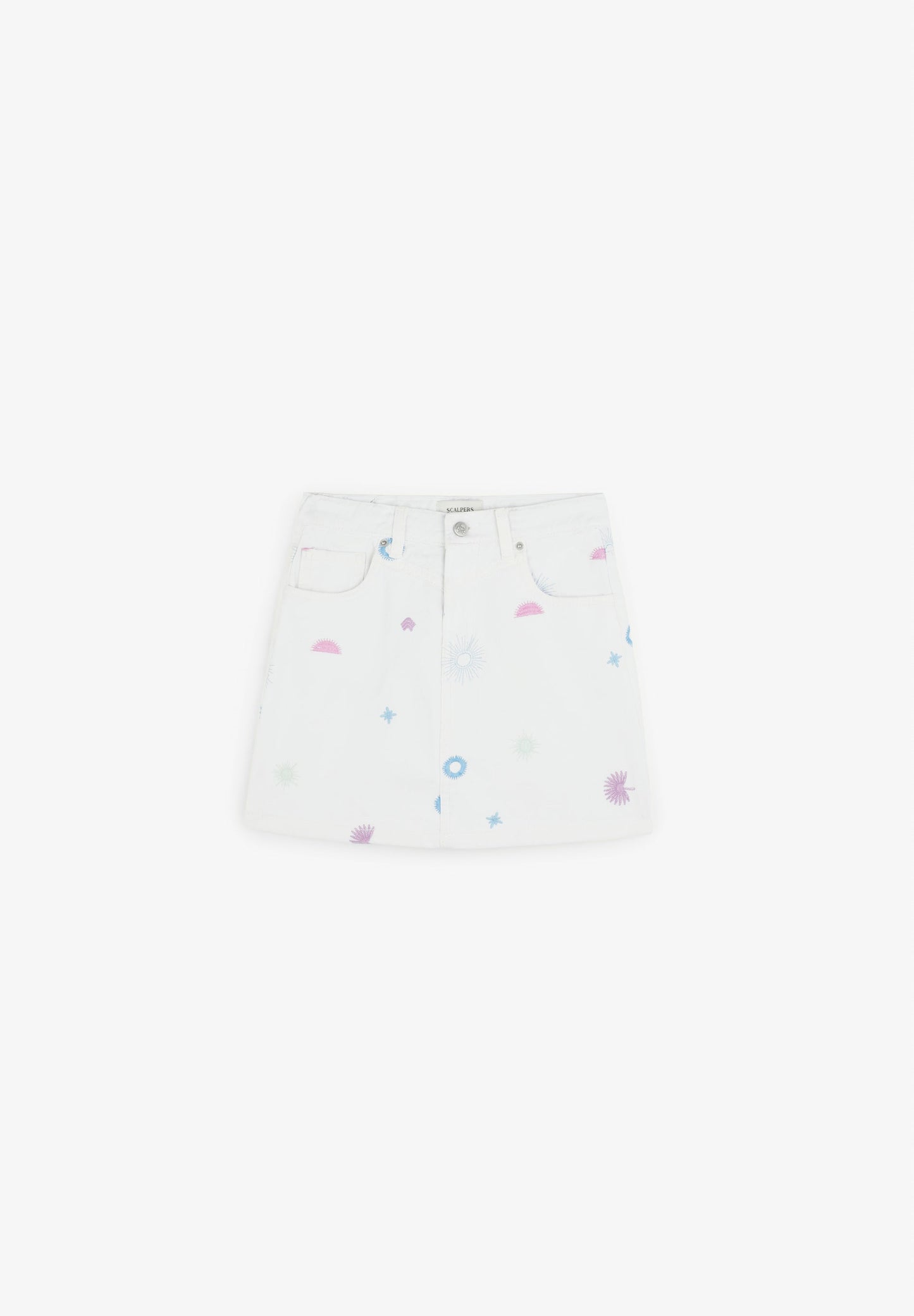 SKIRT WITH EMBROIDERED DETAILS