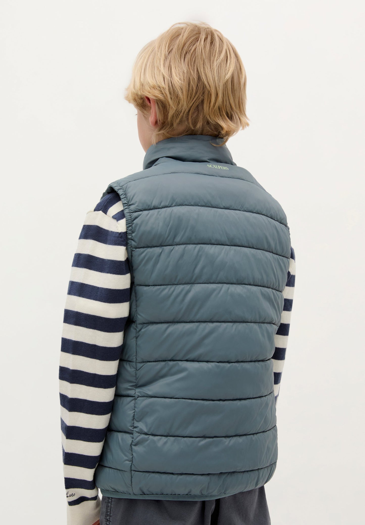 PUFFER VEST WITH SKULL