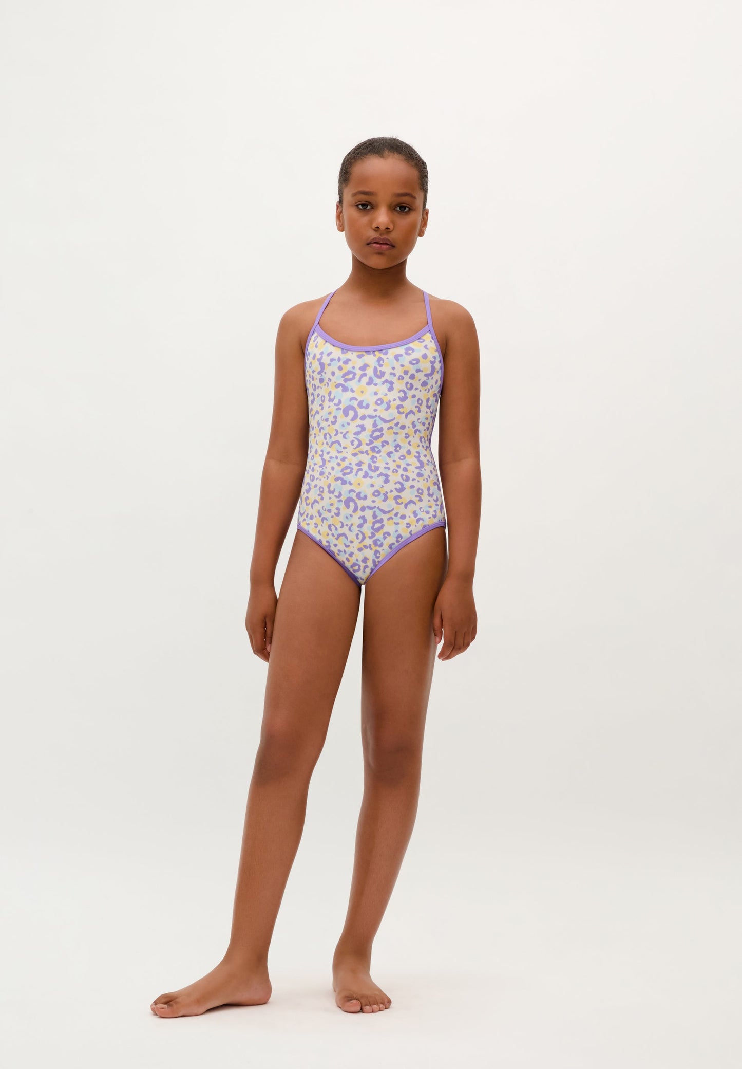 SCLEOPARD SWIMSUIT GIRLS