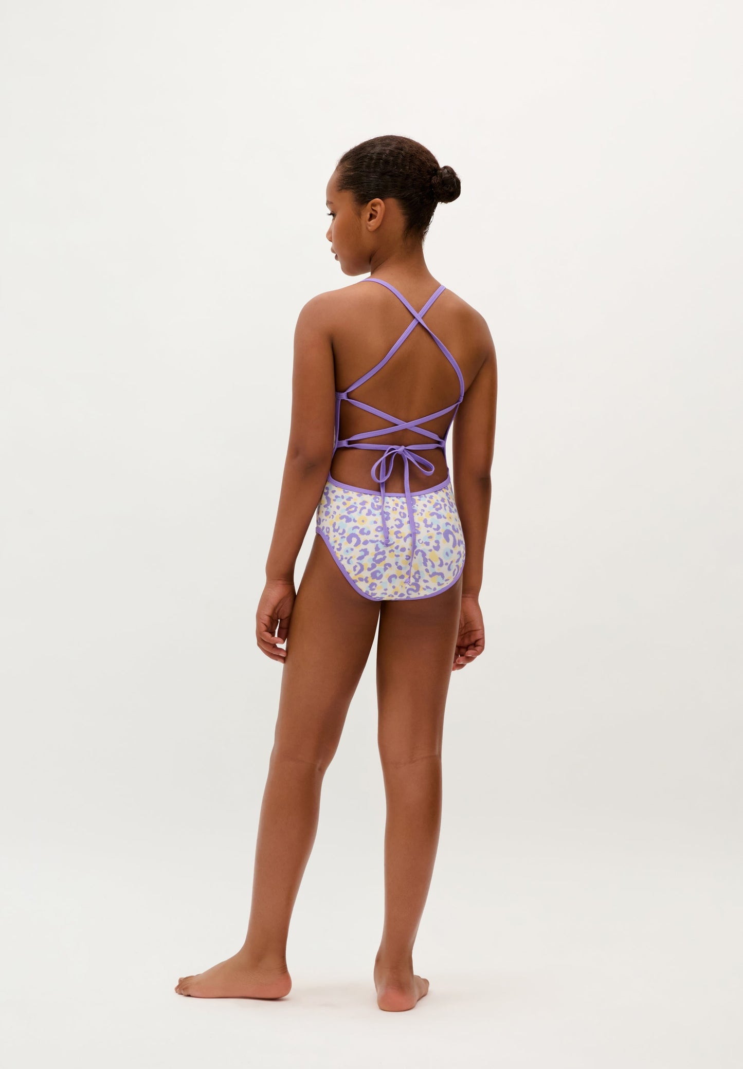 SCLEOPARD SWIMSUIT GIRLS