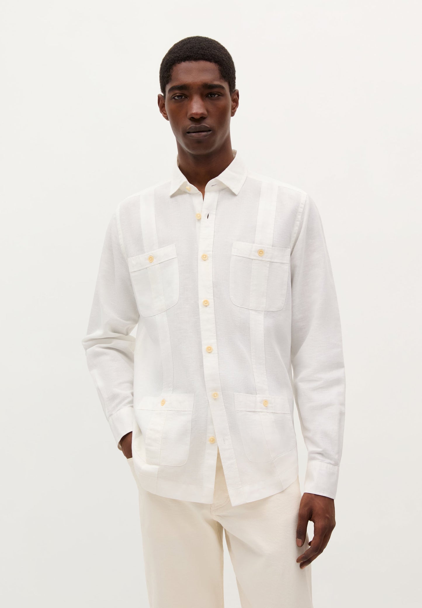 LINEN SAFARI SHIRT