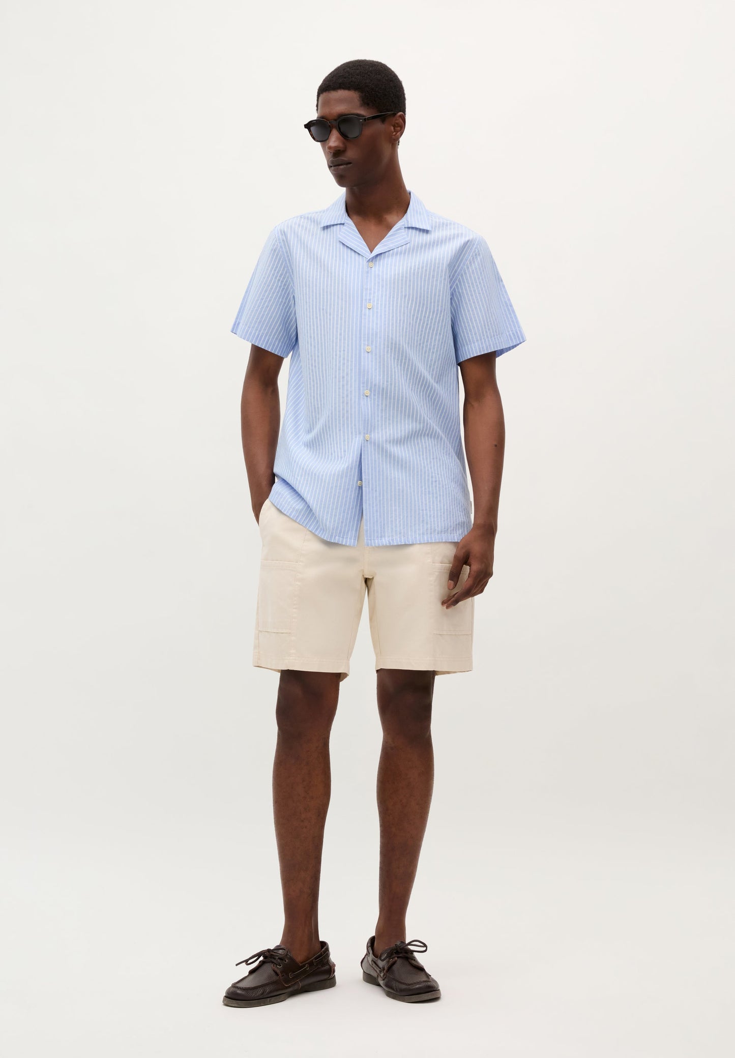 SHORT SLEEVE STRIPED SHIRT