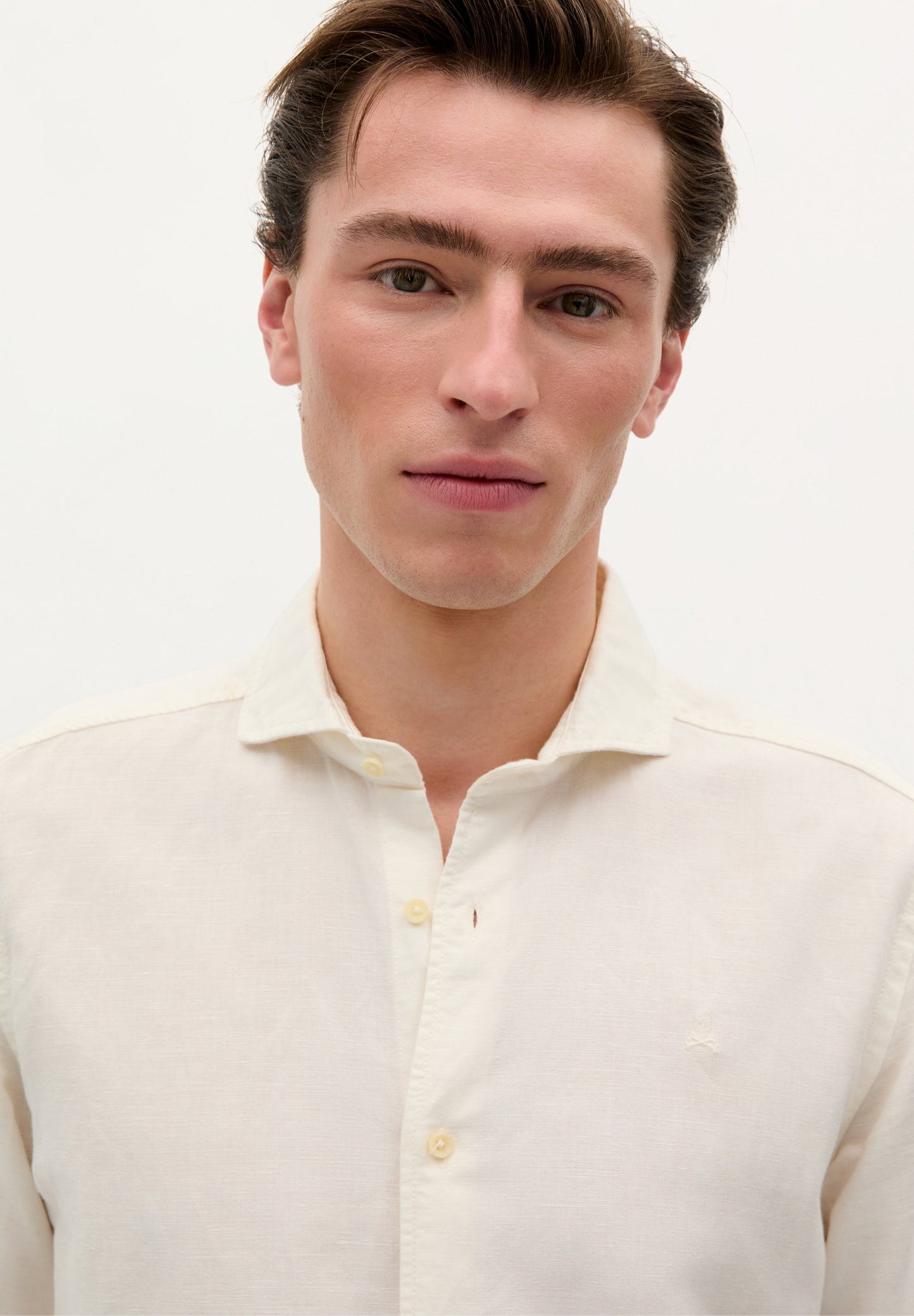 LINEN SKULL SHIRT
