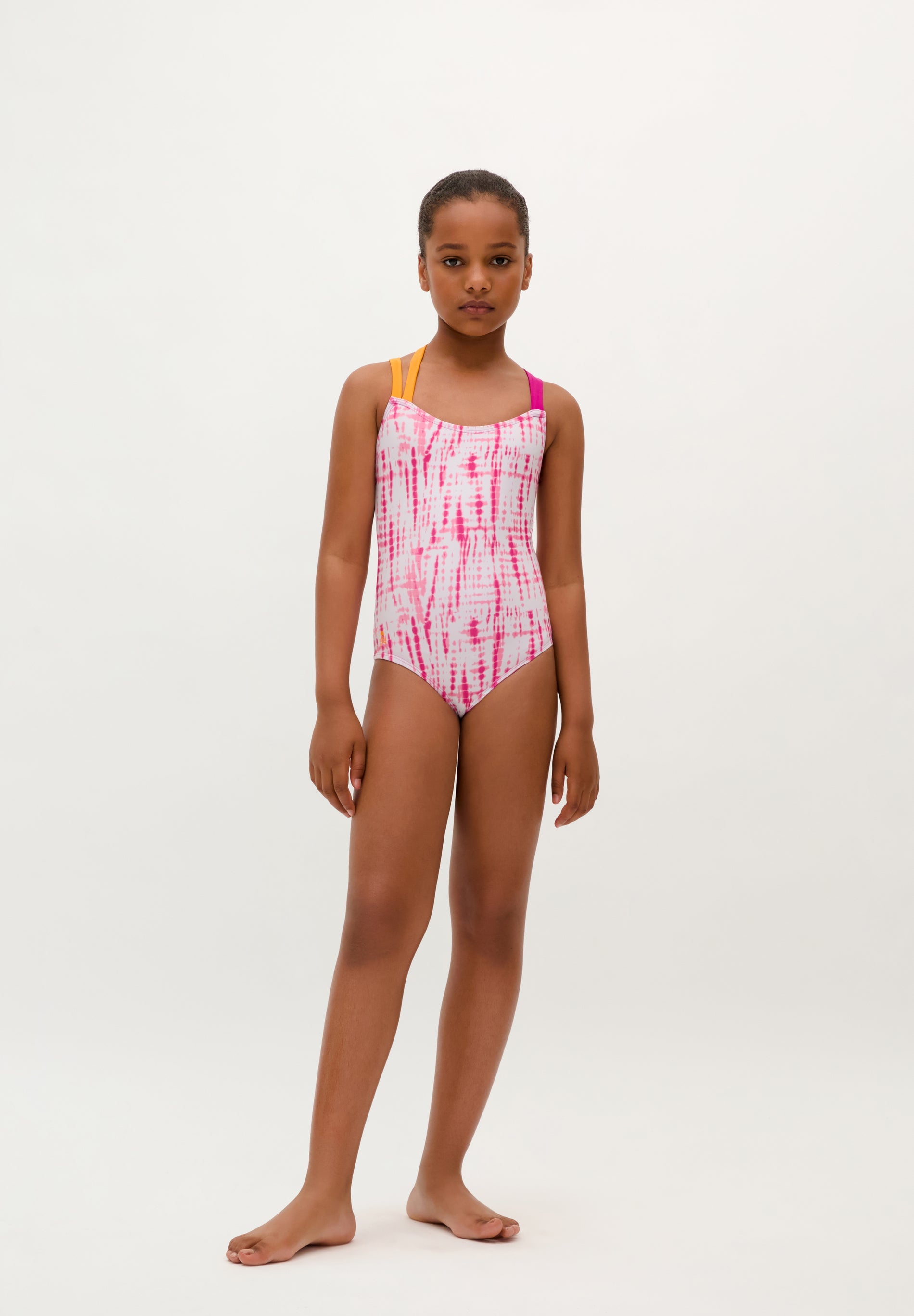 PRINTED SWIMSUIT WITH STRAPS