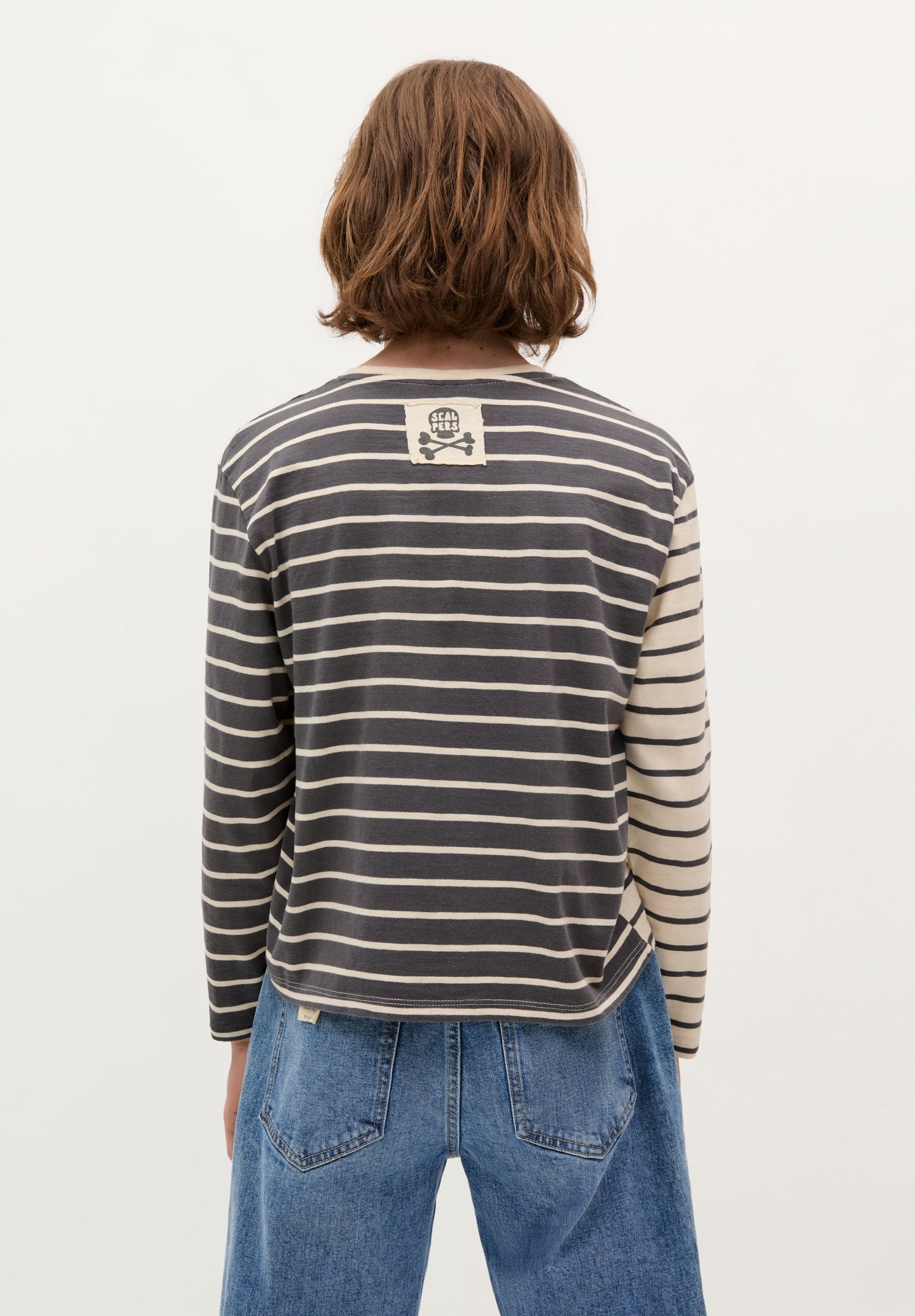 STRIPED T-SHIRT WITH CONTRAST POCKET