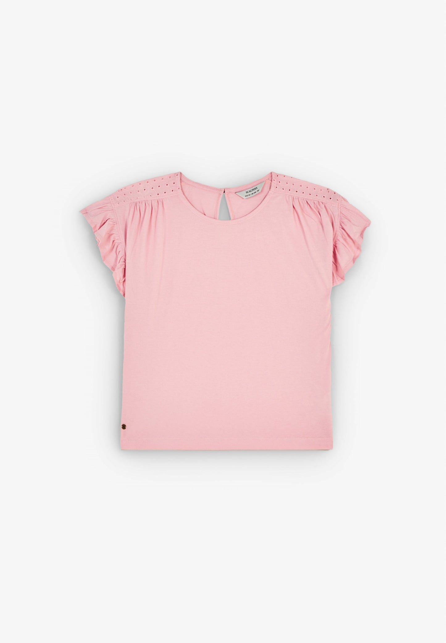 RUFFLE SLEEVE T-SHIRT