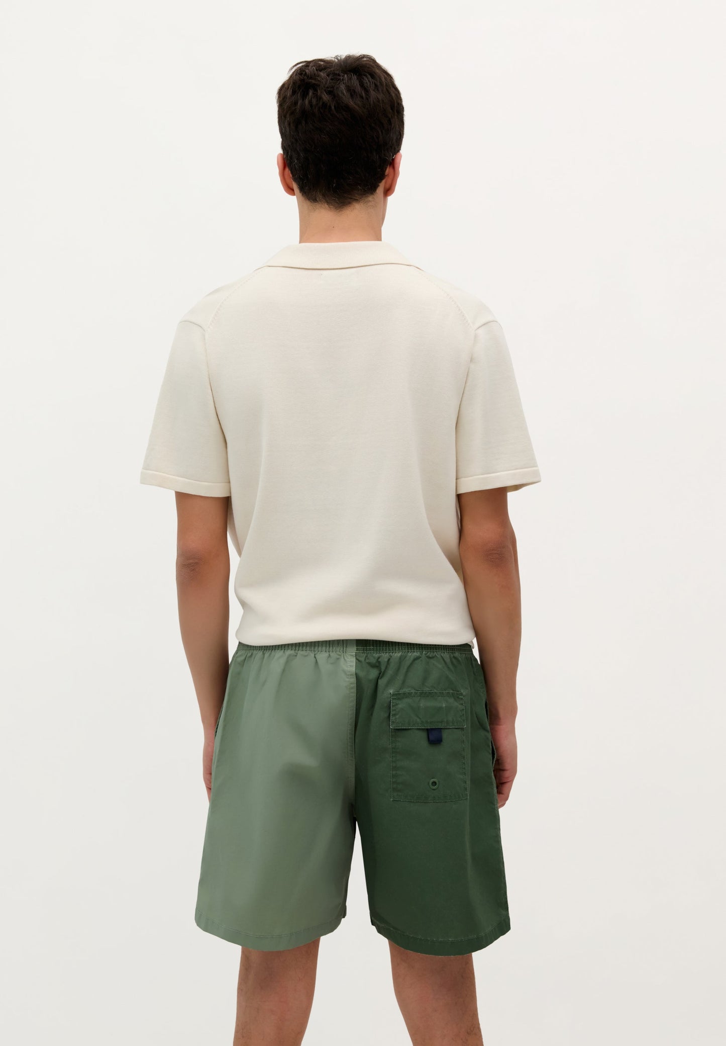 TWO-TONE SWIMMING TRUNKS
