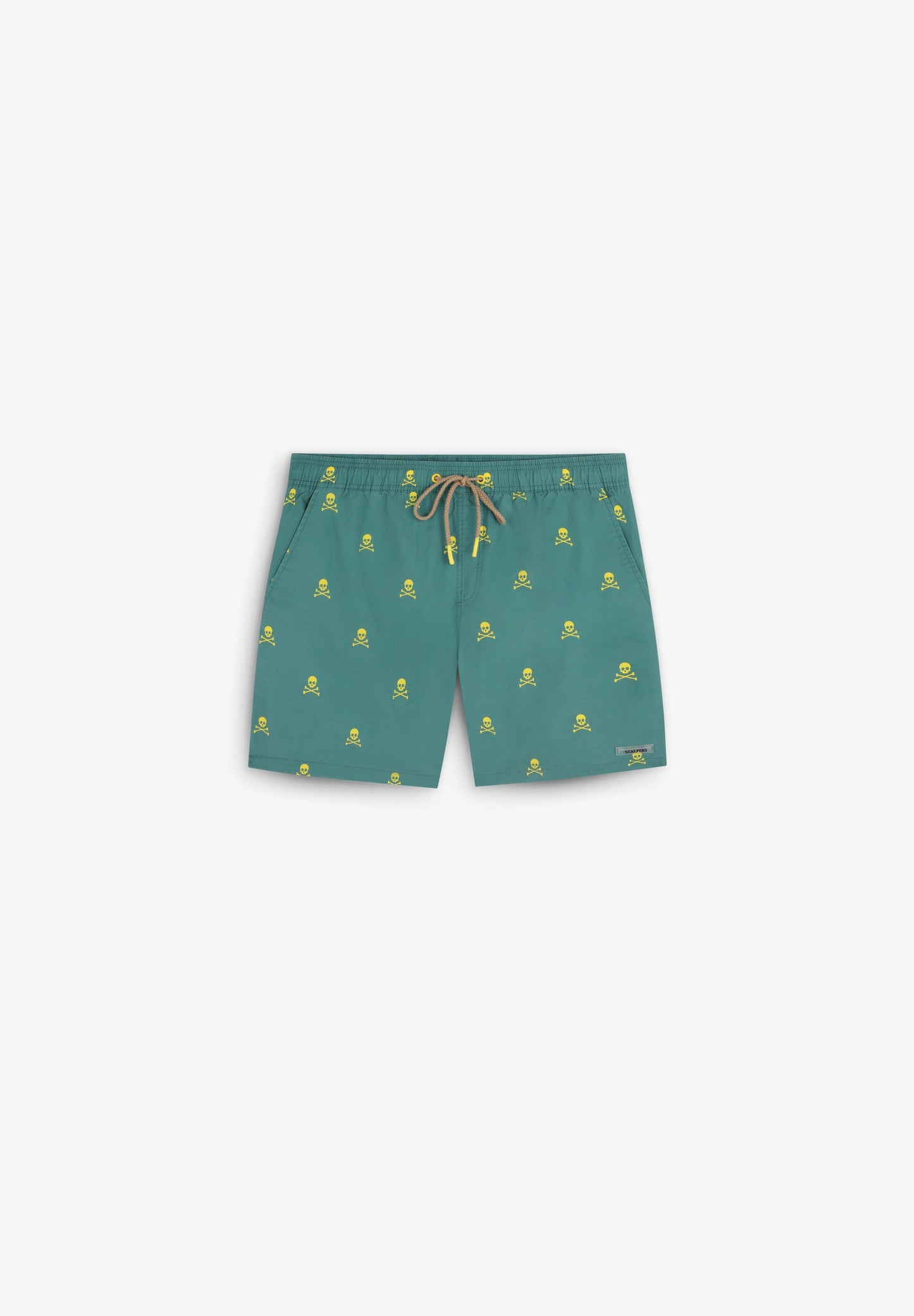 SWIMMING TRUNKS WITH SKULL PRINT