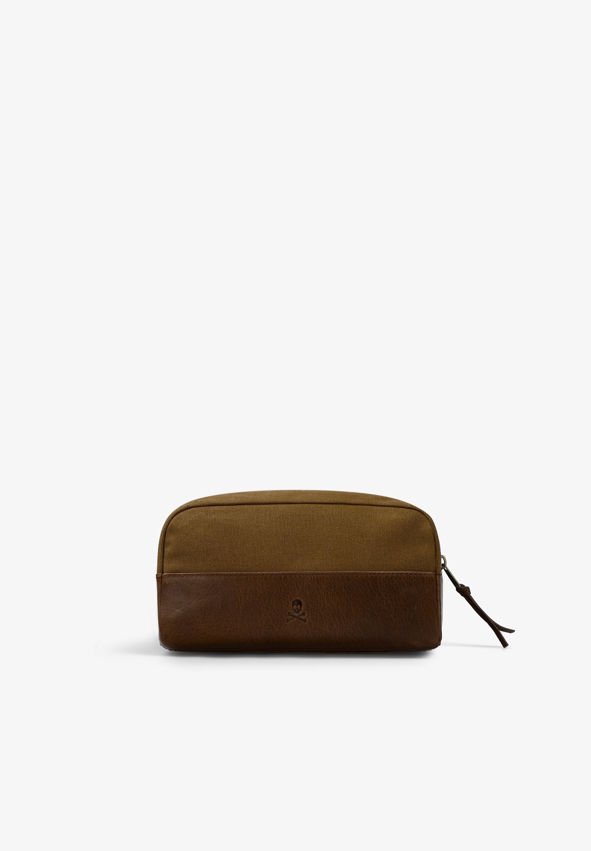 LEATHER TRAVEL TOILETRY BAG