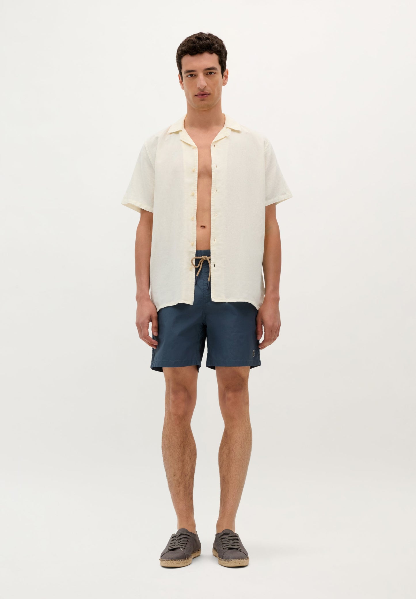 SWIMMING TRUNKS WITH PLAIN LOGO