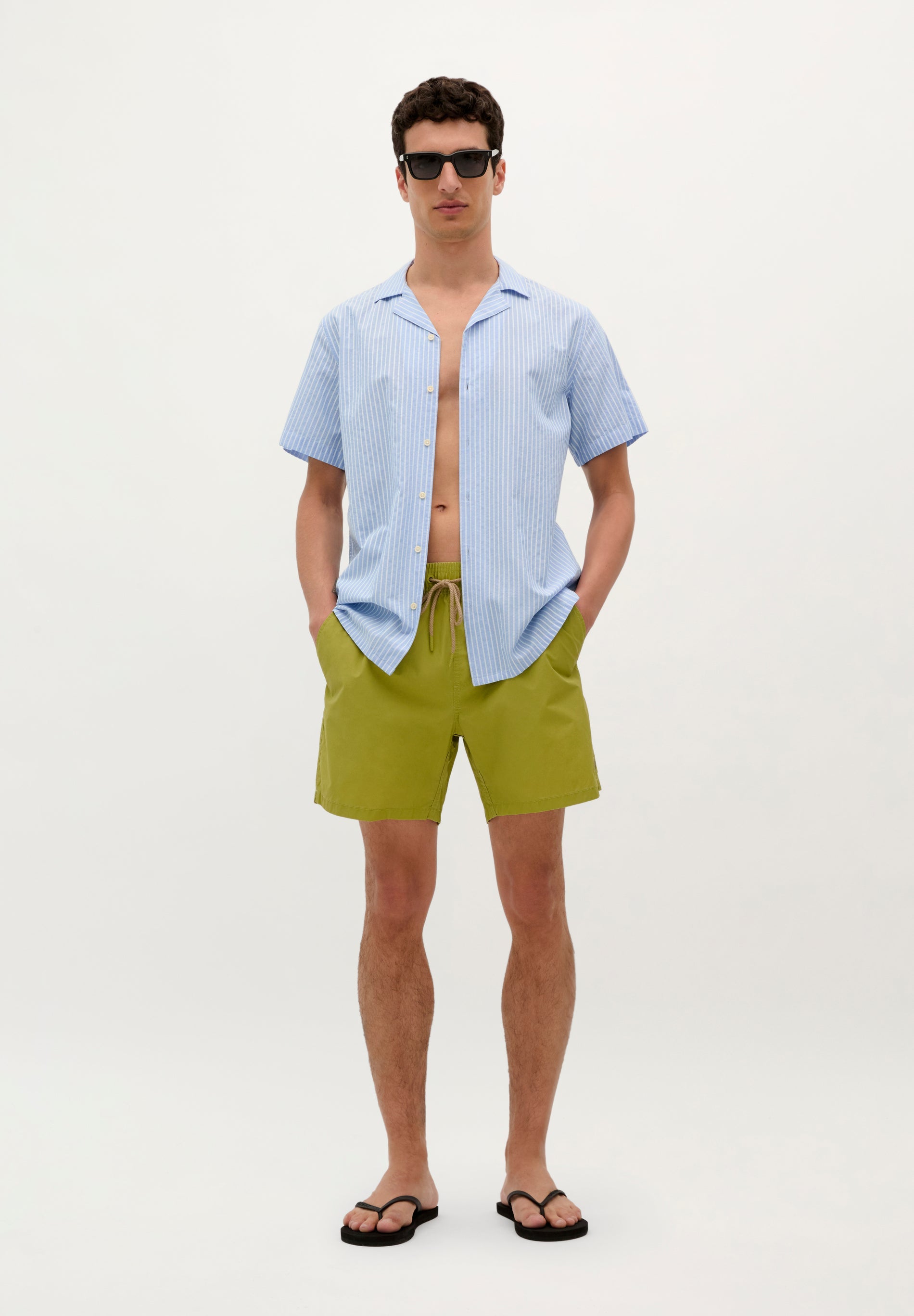 SWIMMING TRUNKS WITH PLAIN LOGO