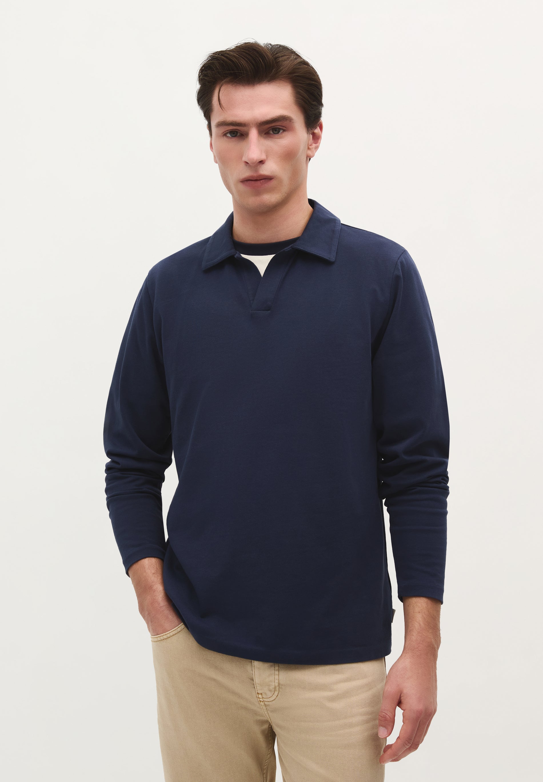 SEAMLESS LS POLO