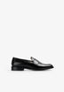LEATHER LOAFERS WITH APRON