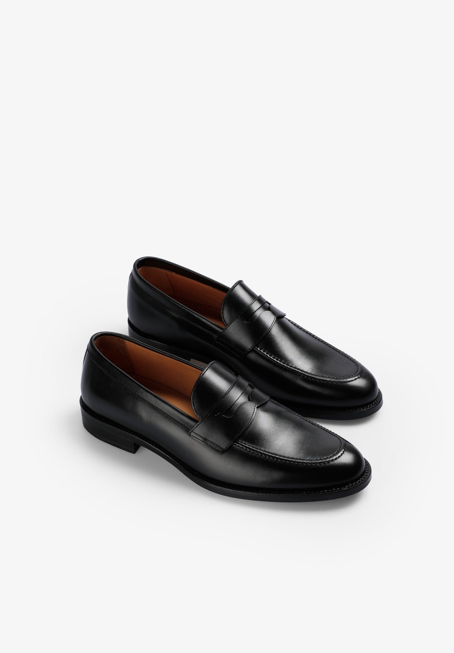 BLACK PENNY LOAFERS