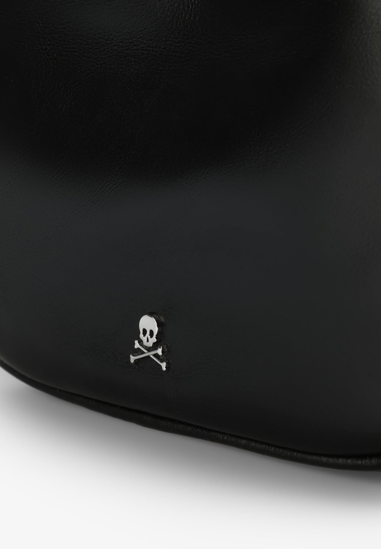 LEATHER CROSSBODY BAG WITH SKULL