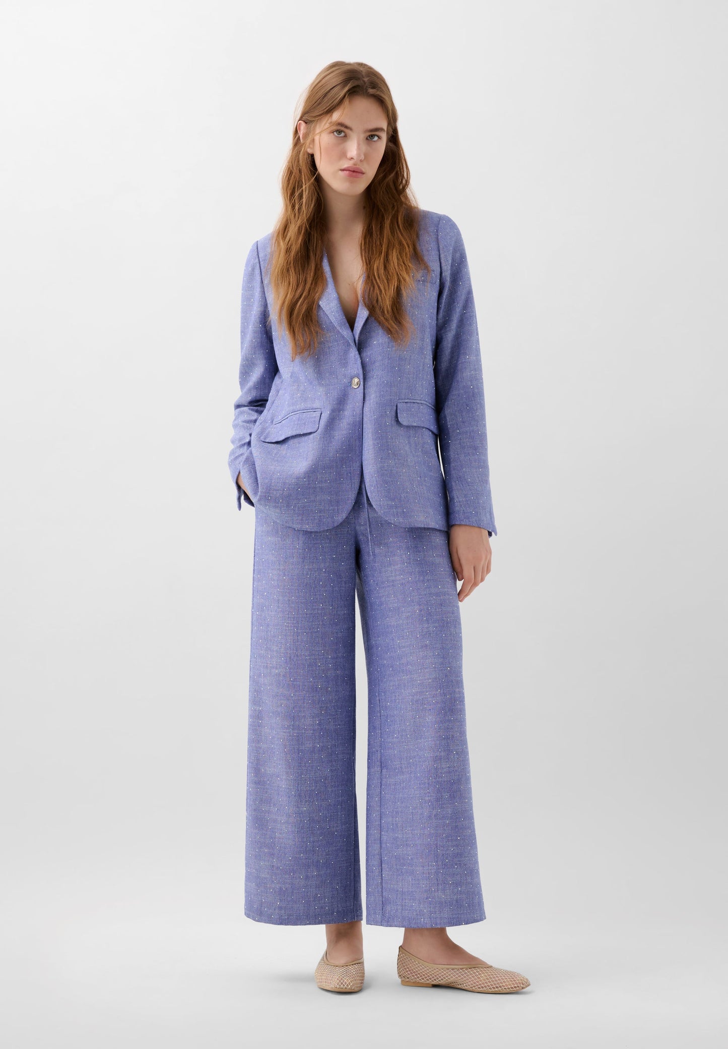 BLAZER WITH RHINESTONE DETAILS