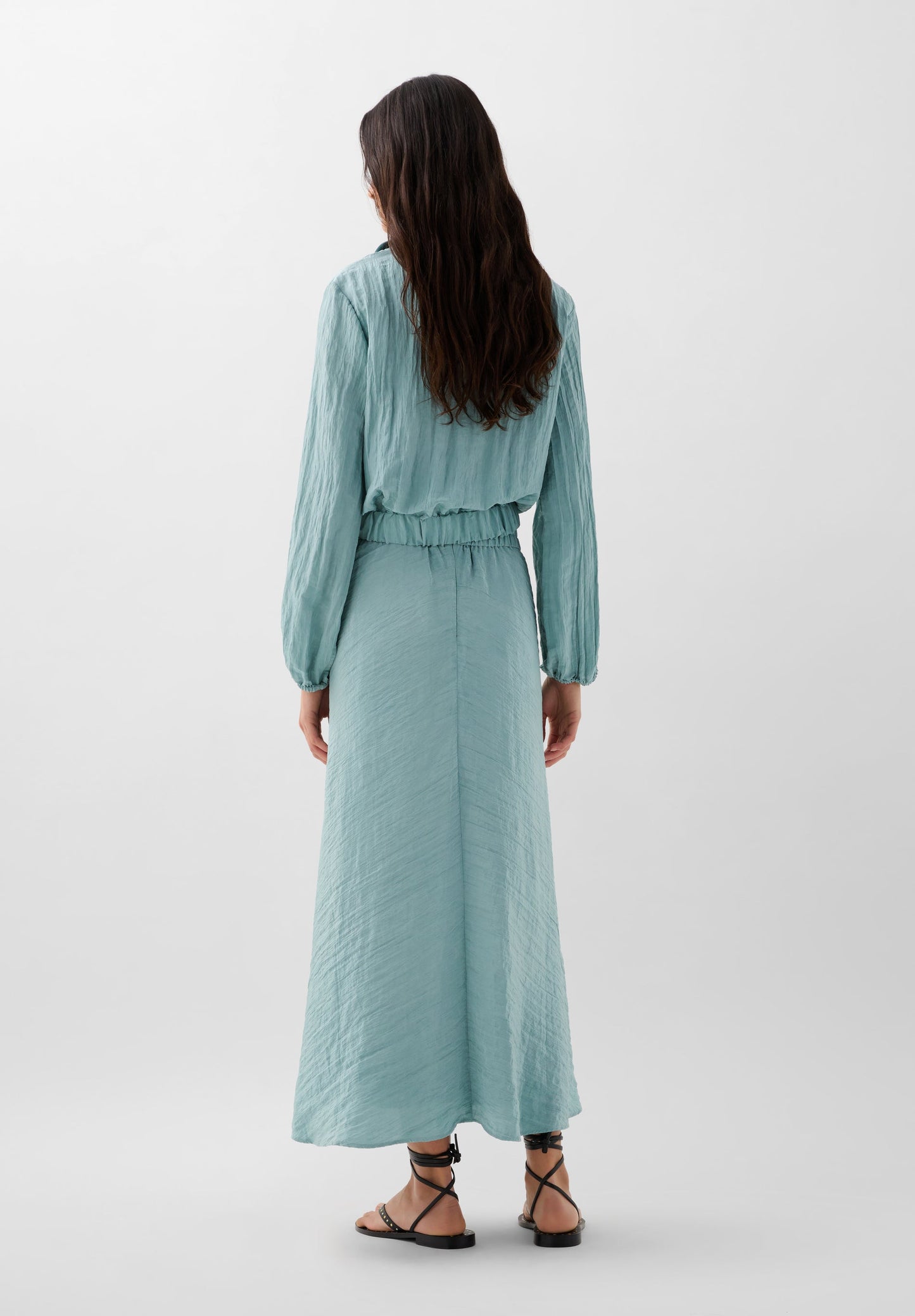 SOFT RUSTIC MIDI SKIRT