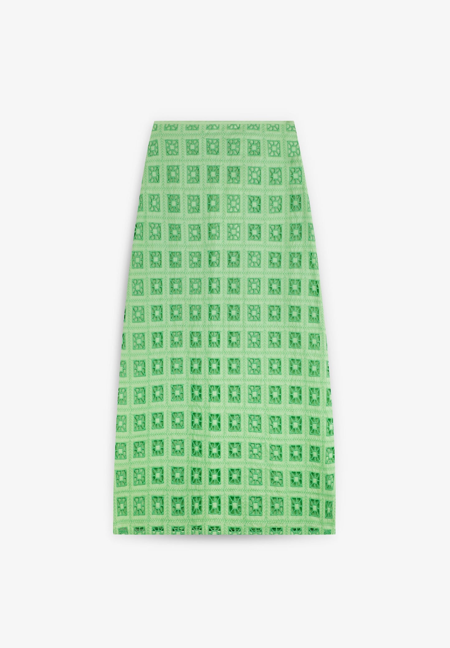 EMBROIDERED MIDI SKIRT