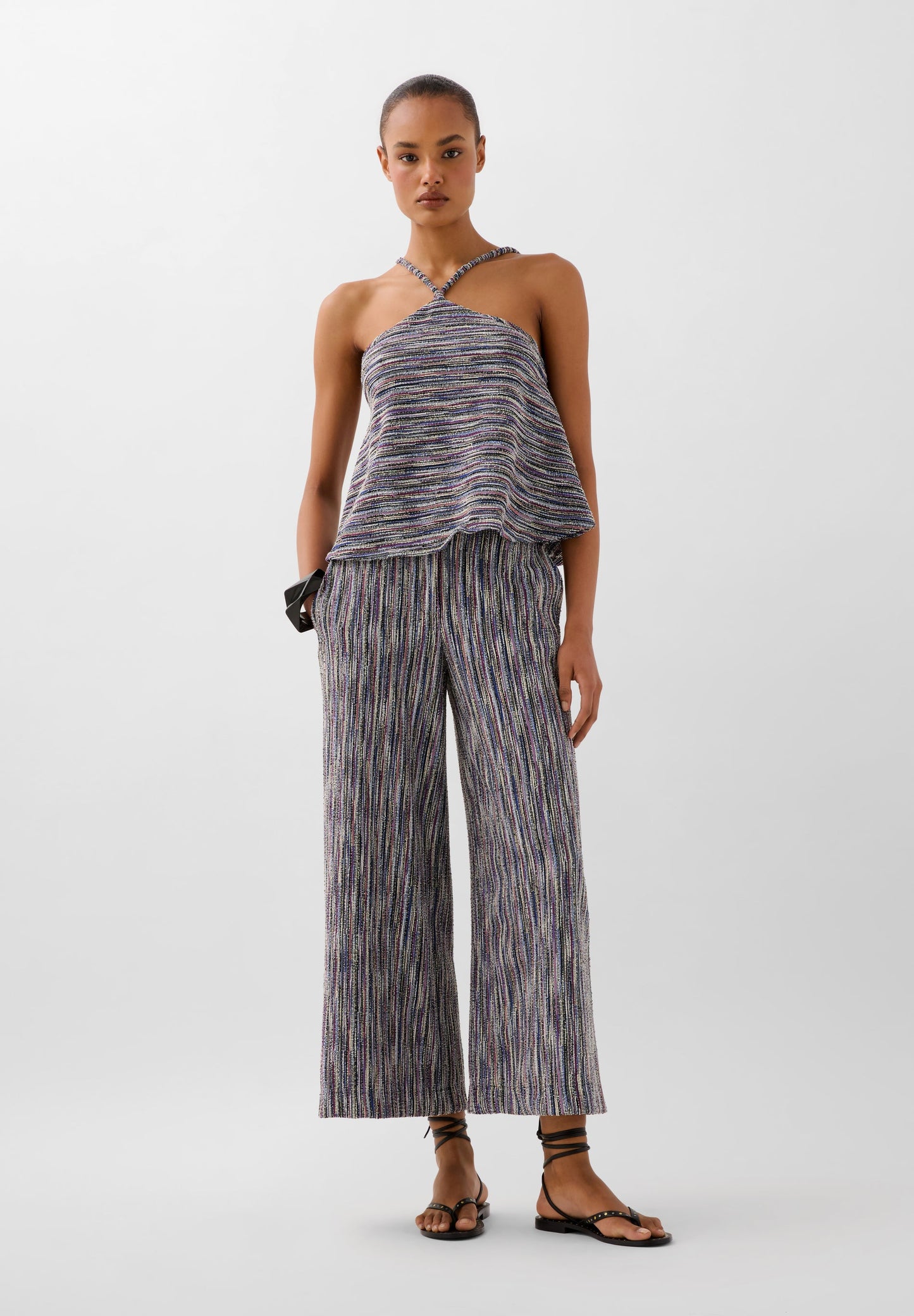 WIDE KNIT TROUSERS