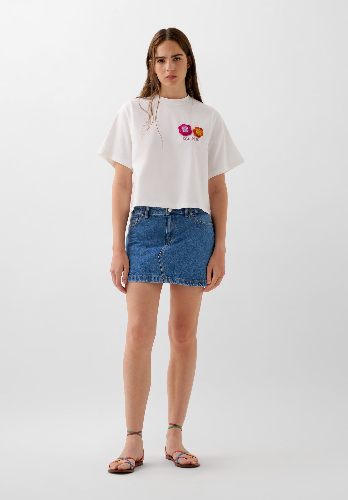 T-SHIRT WITH CROCHET DETAIL