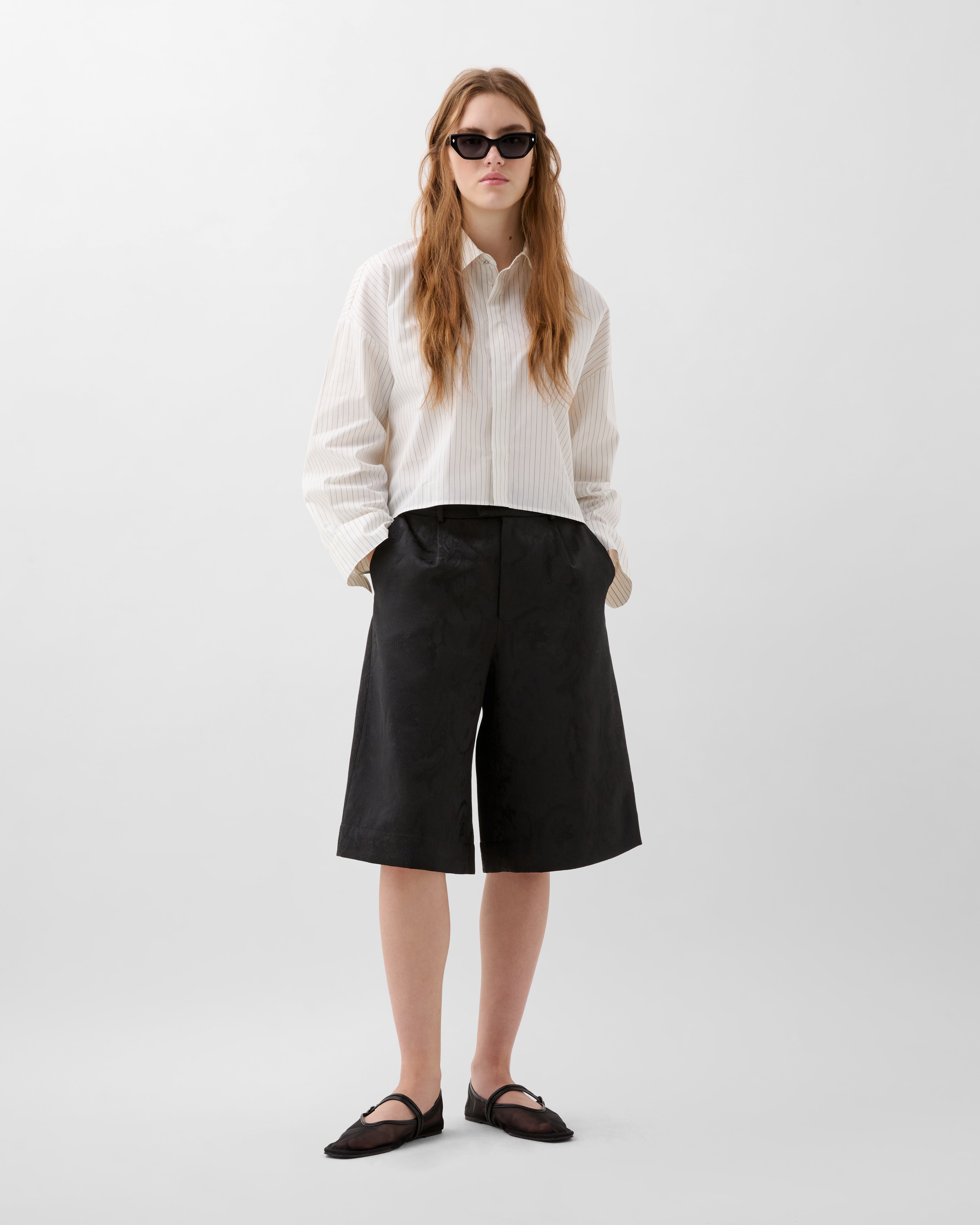 JACQUARD BERMUDA SHORTS