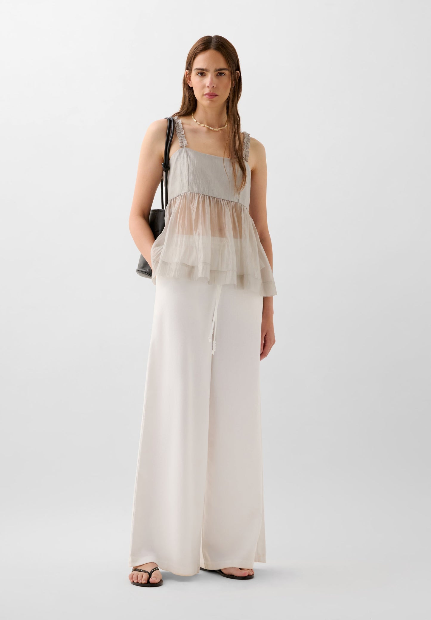 TOP WITH GATHERED STRAPS