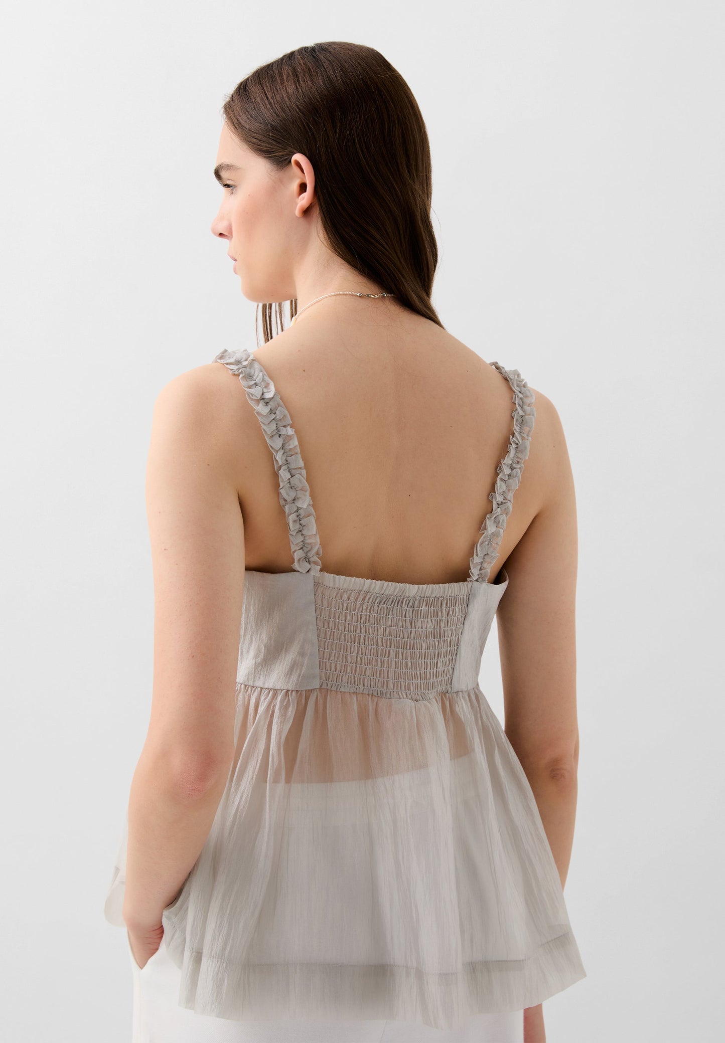 TOP WITH GATHERED STRAPS