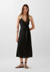 ASYMMETRIC NECKLINE DRESS